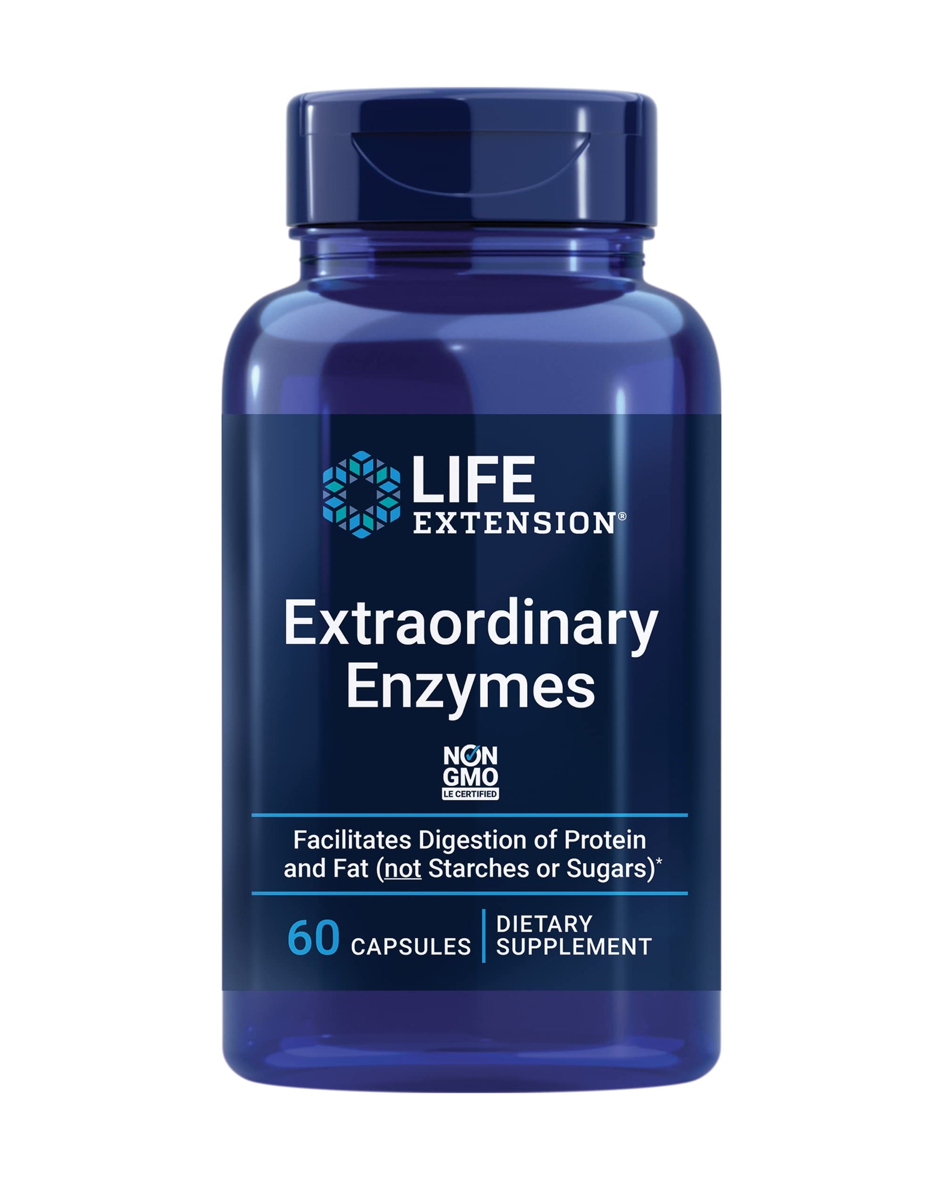 Life Extension Extraordinary Enzymes 60 Capsules
