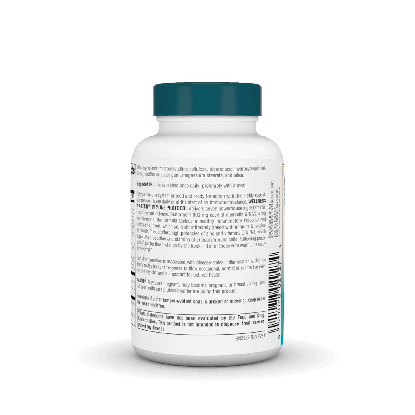 Source Naturals N-A-Cetin Immune Protocol Tablet, 60 Count