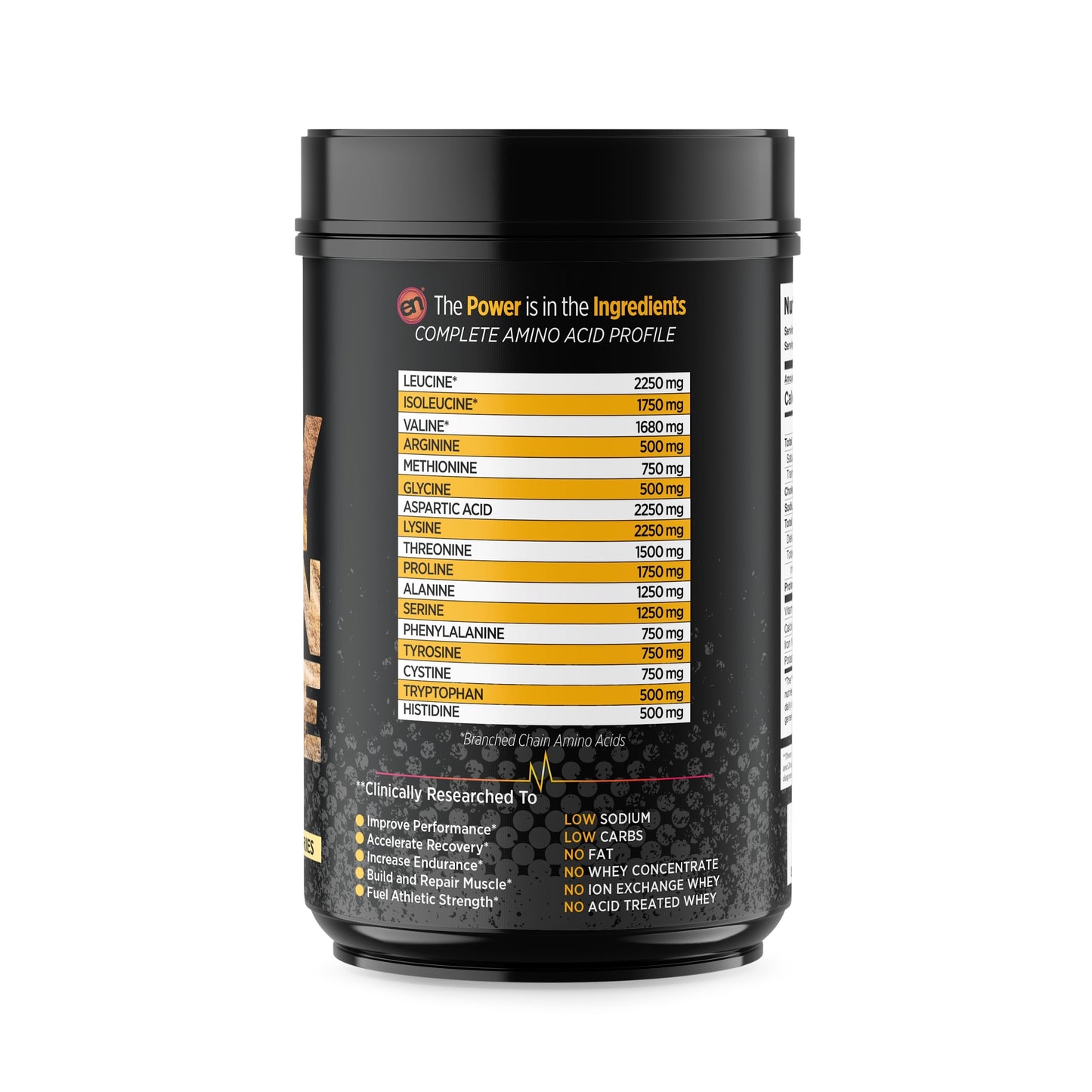 EarthNutri Whey Isolate Protein Powder Vanilla Flavor, 20 Servings