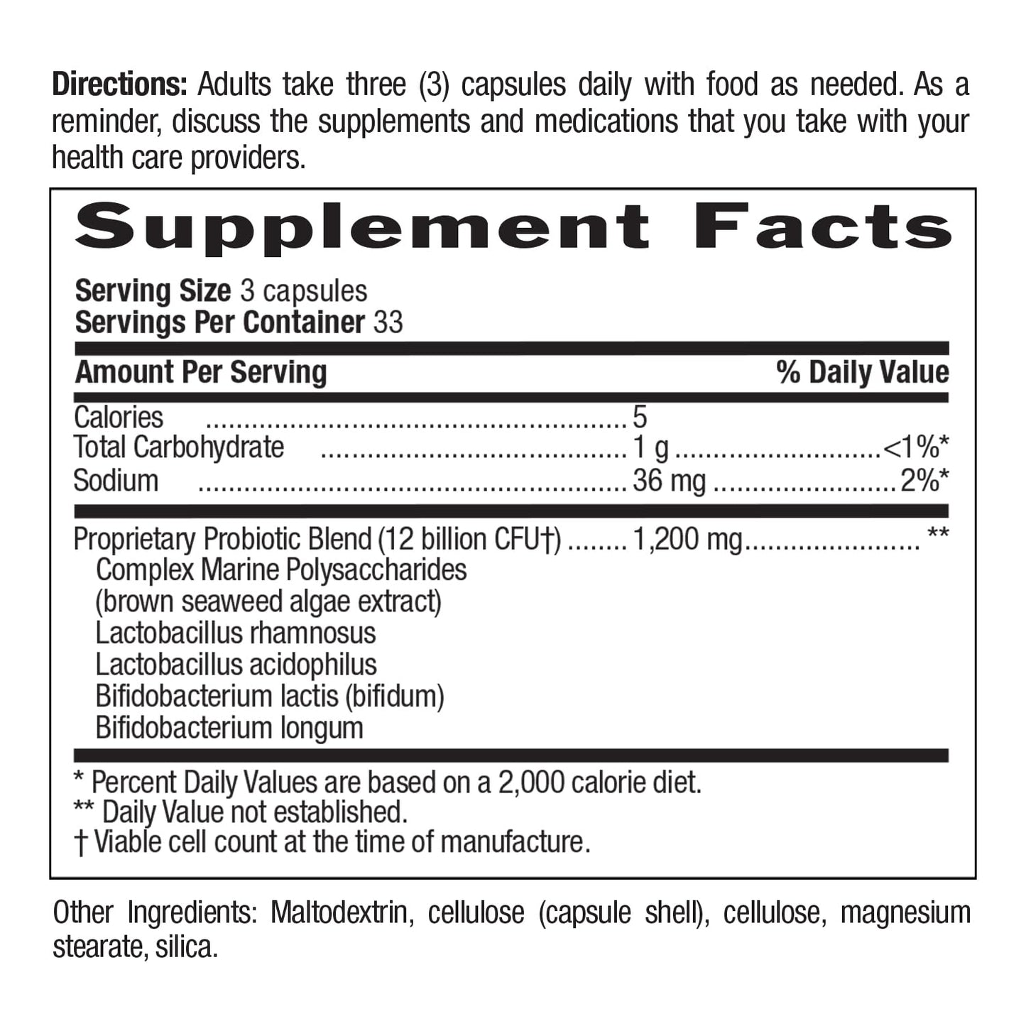 Country Life Power-Dophilus Dairy-Free Multi-Strain Probiotic 12 Billion CFUs, 100 Vegan Capsules