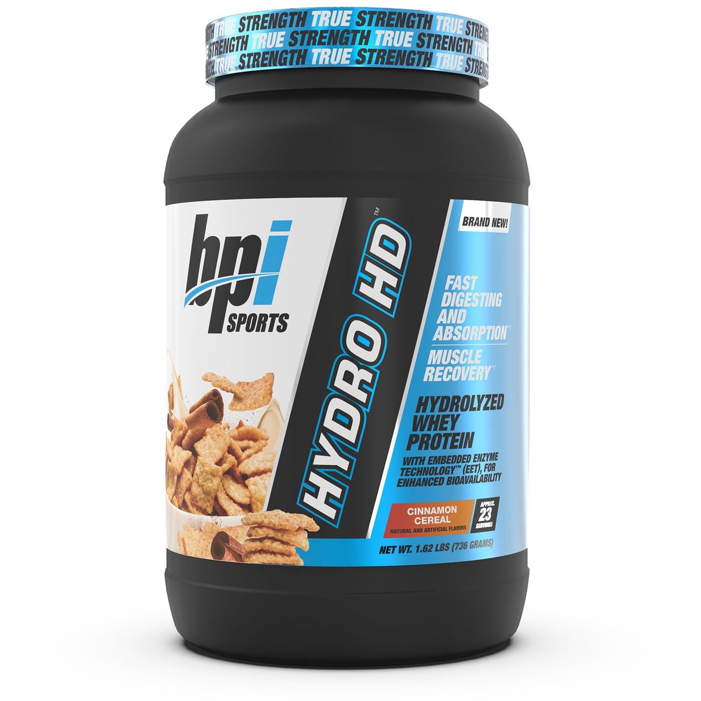 BPI Sports Hydro HD 100% Hydrolyzed Whey Protein Powder, 23 Servings