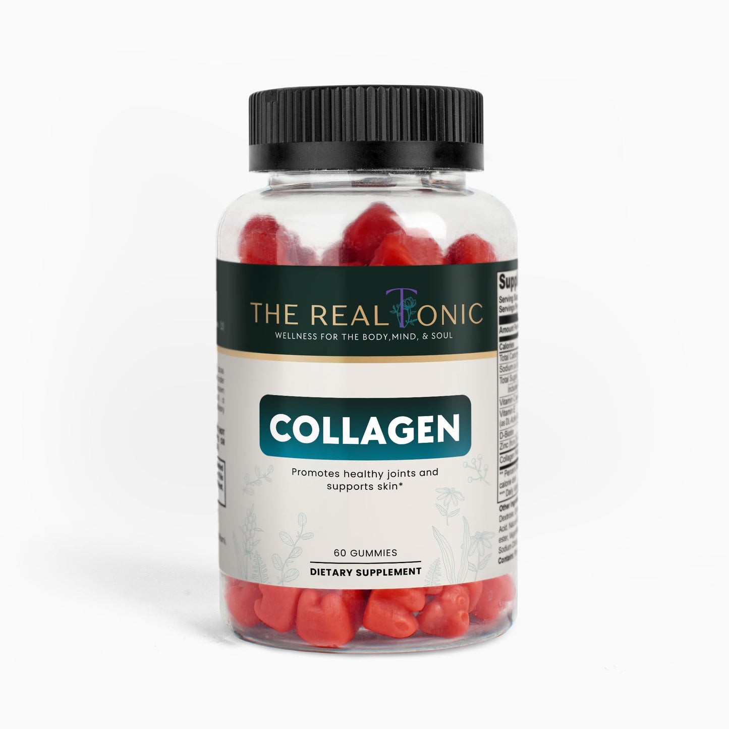 The Real Tonic Collagen Gummies Gummy 60 Count
