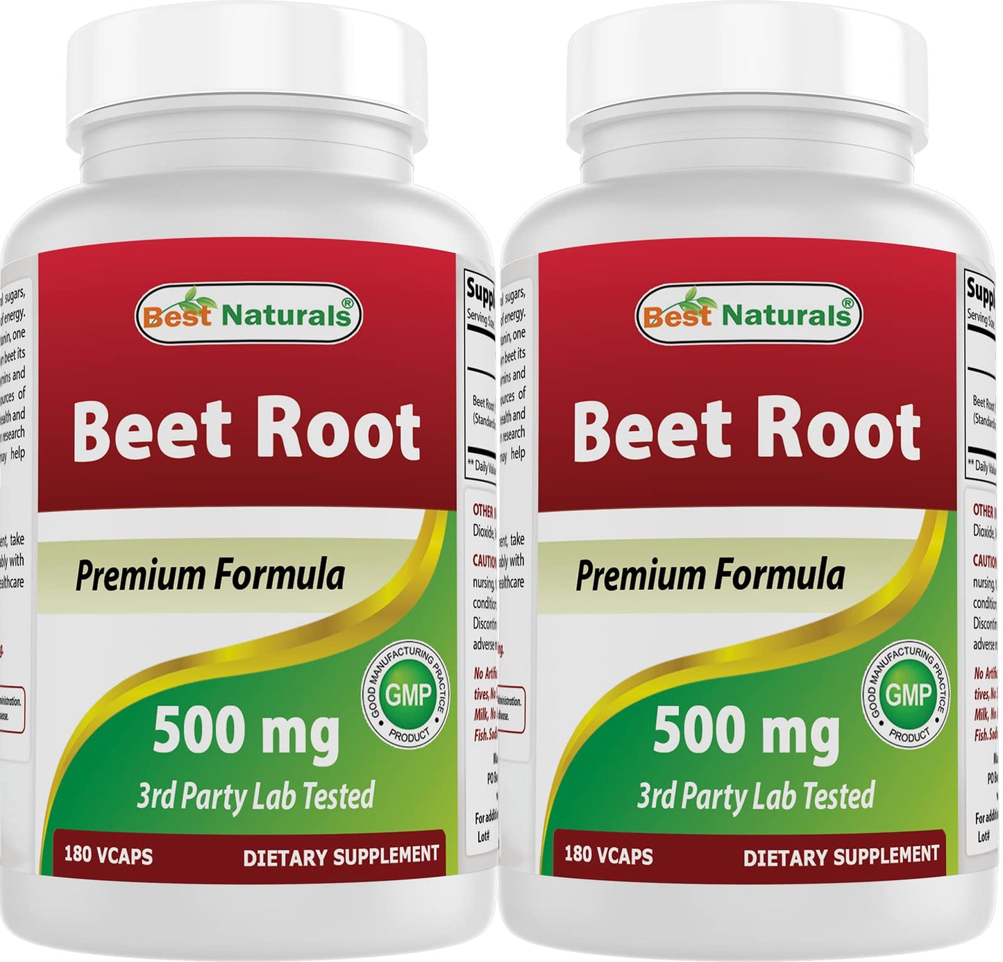 Best Naturals Beet Root Powder 500 mg 360 Capsules