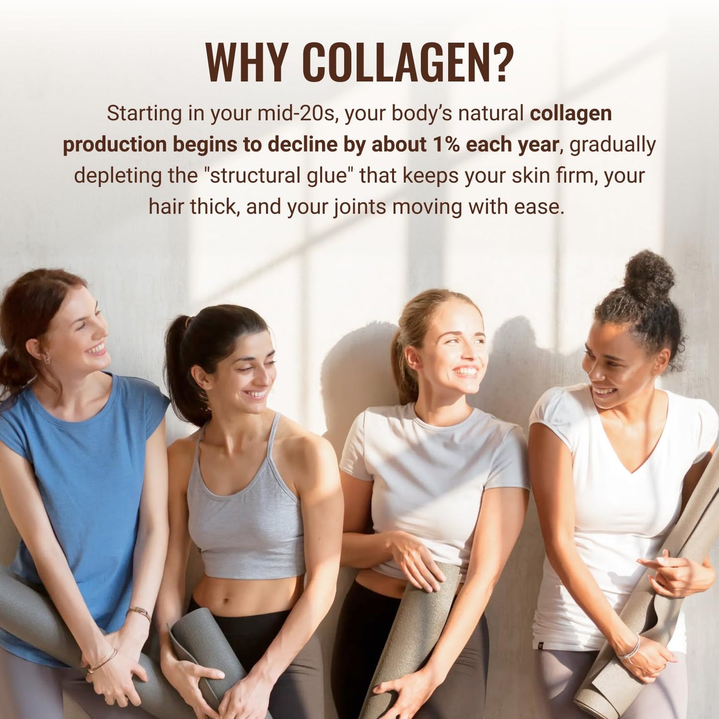 Live Conscious Collagen Peptides Powder - Vanilla Flavored - Hair, Skin, Nail, & Joint Support - Type I & III Grass-Fed Collagen for Women and Men - 26