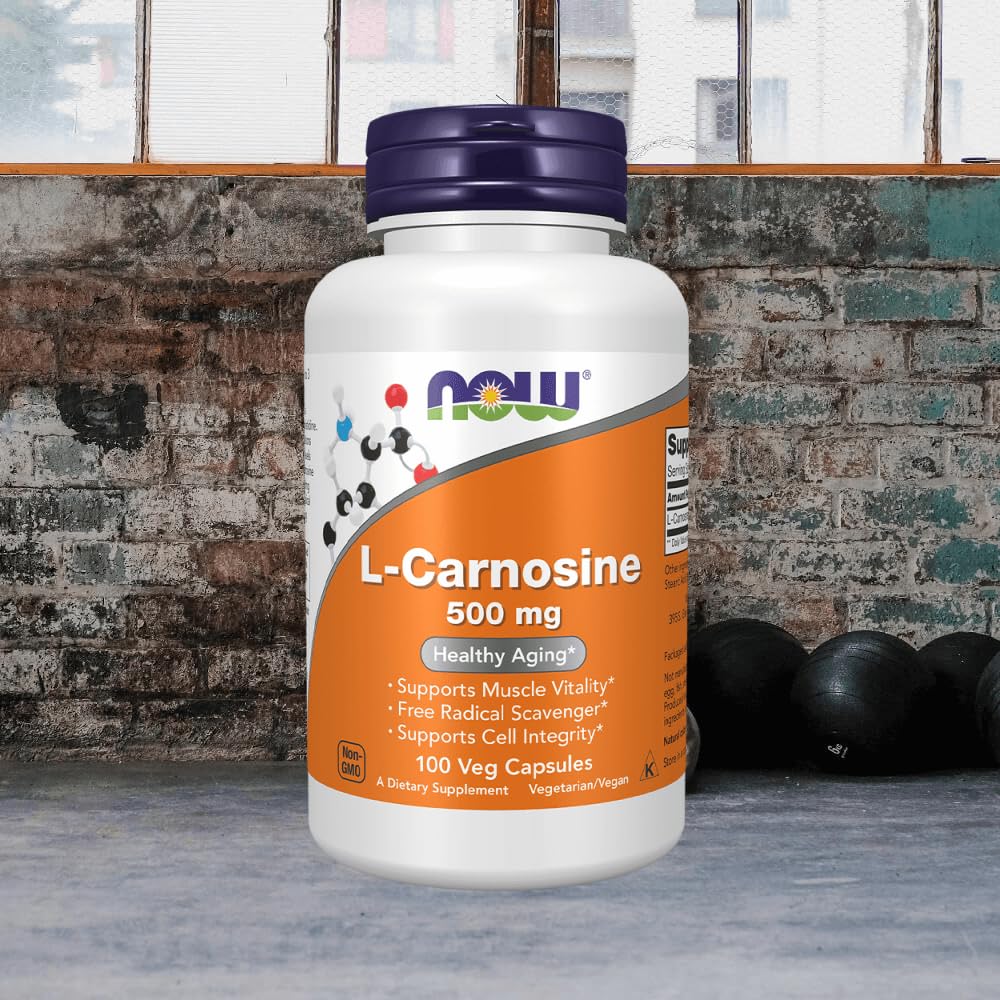 NOW Foods L-Carnosine Capsule, 100