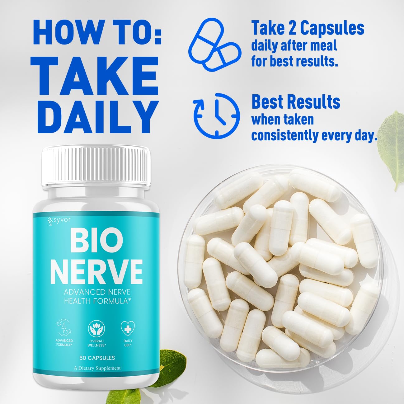 Syvor Bio Nerve Capsules 120 Capsules