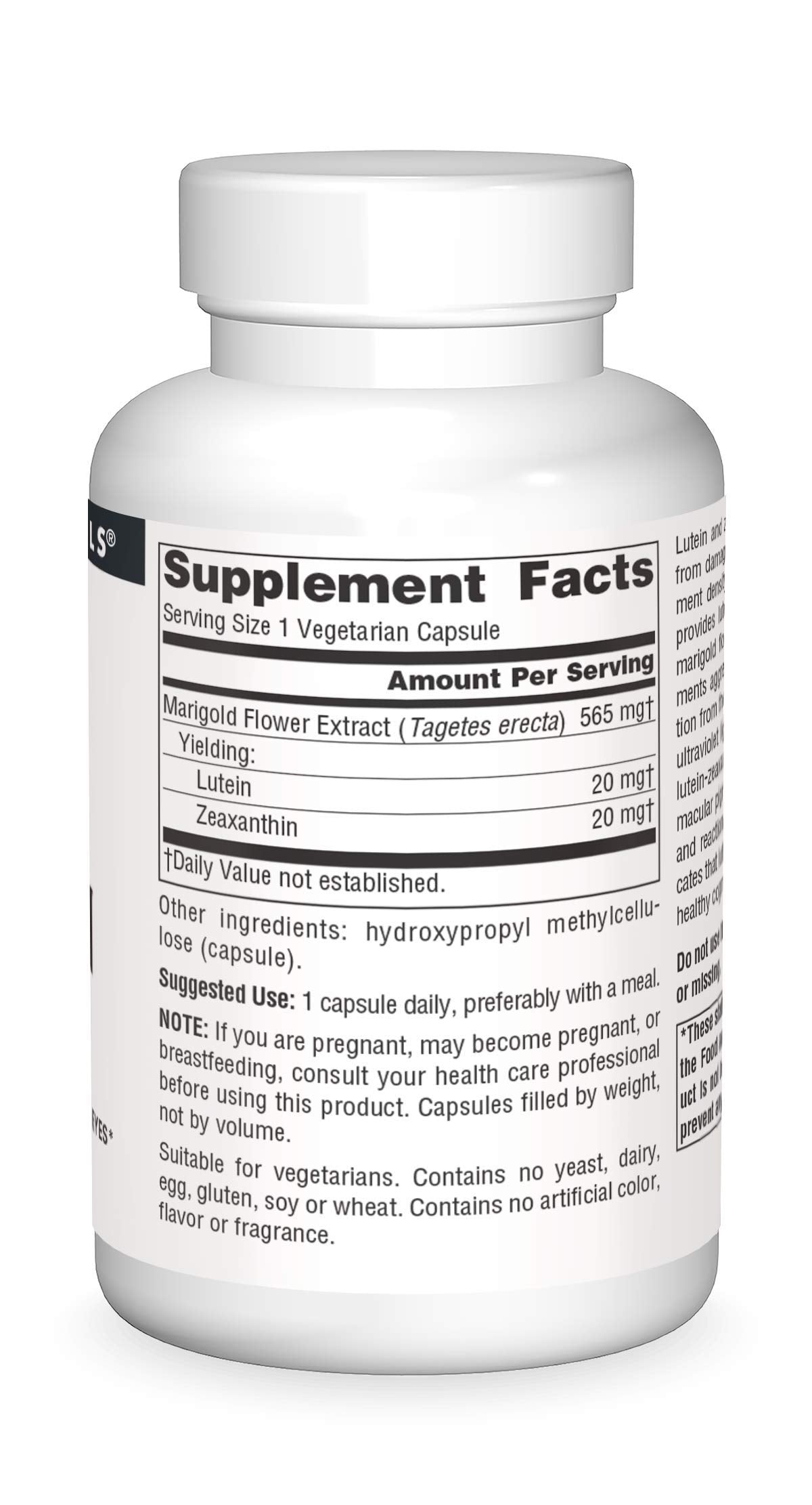 SOURCE NATURALS Zea-Tein 20/20 Capsule, 60 Count