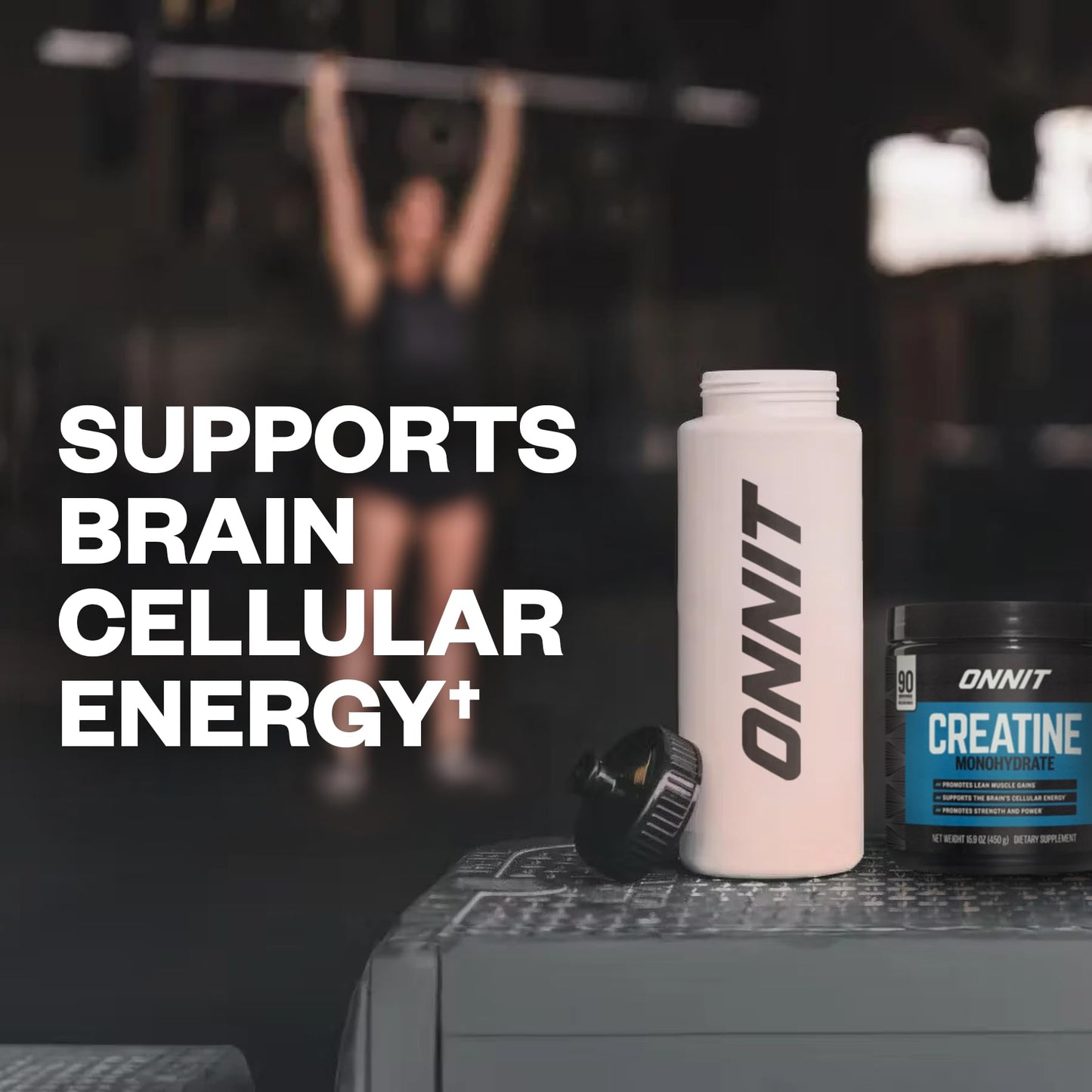 ONNIT Creatine Monohydrate Powder 90 Servings