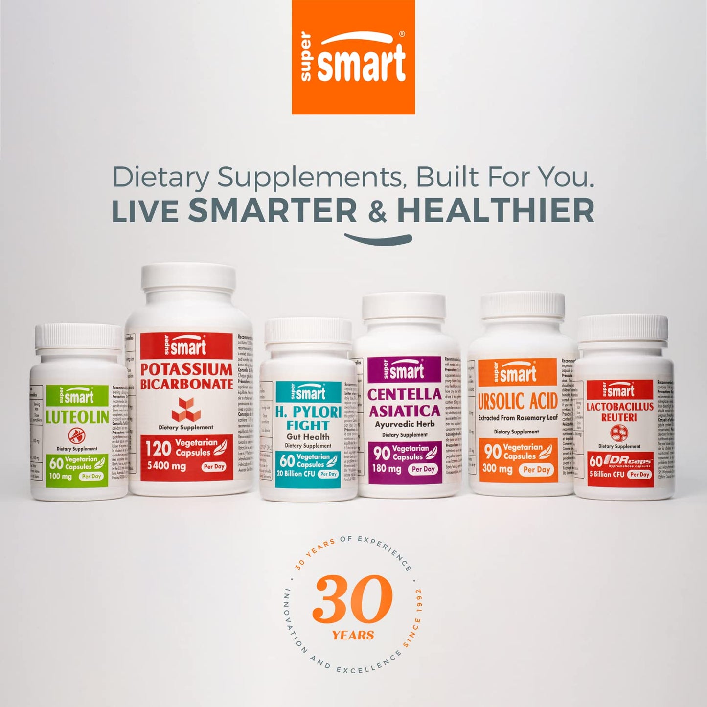 Supersmart Sytrinol Supplement 300mg per Day (High Absorption) - Citrus Bioflavonoids & Tocotrienols Complex - Palm Fruit Extract 60 Capsules