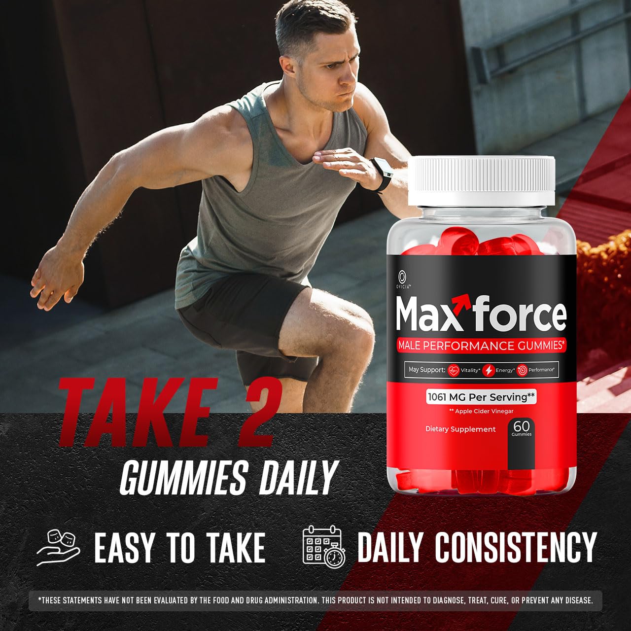 OVICIA Max Force Gummies 120 Gummies