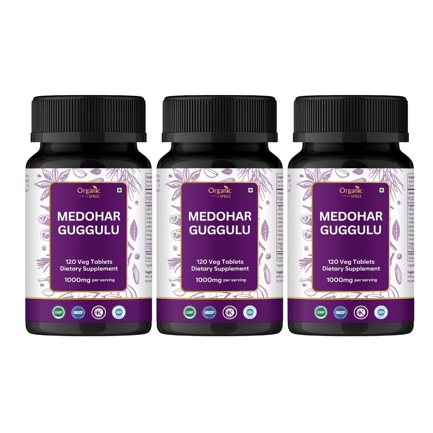 ORGANIC SPREE Medohar Guggulu Tablet 360 Tablets