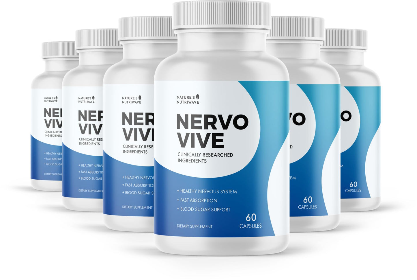 Nature’s NutriWave Nervovive Nerve Support Supplement Capsule 360 Capsules
