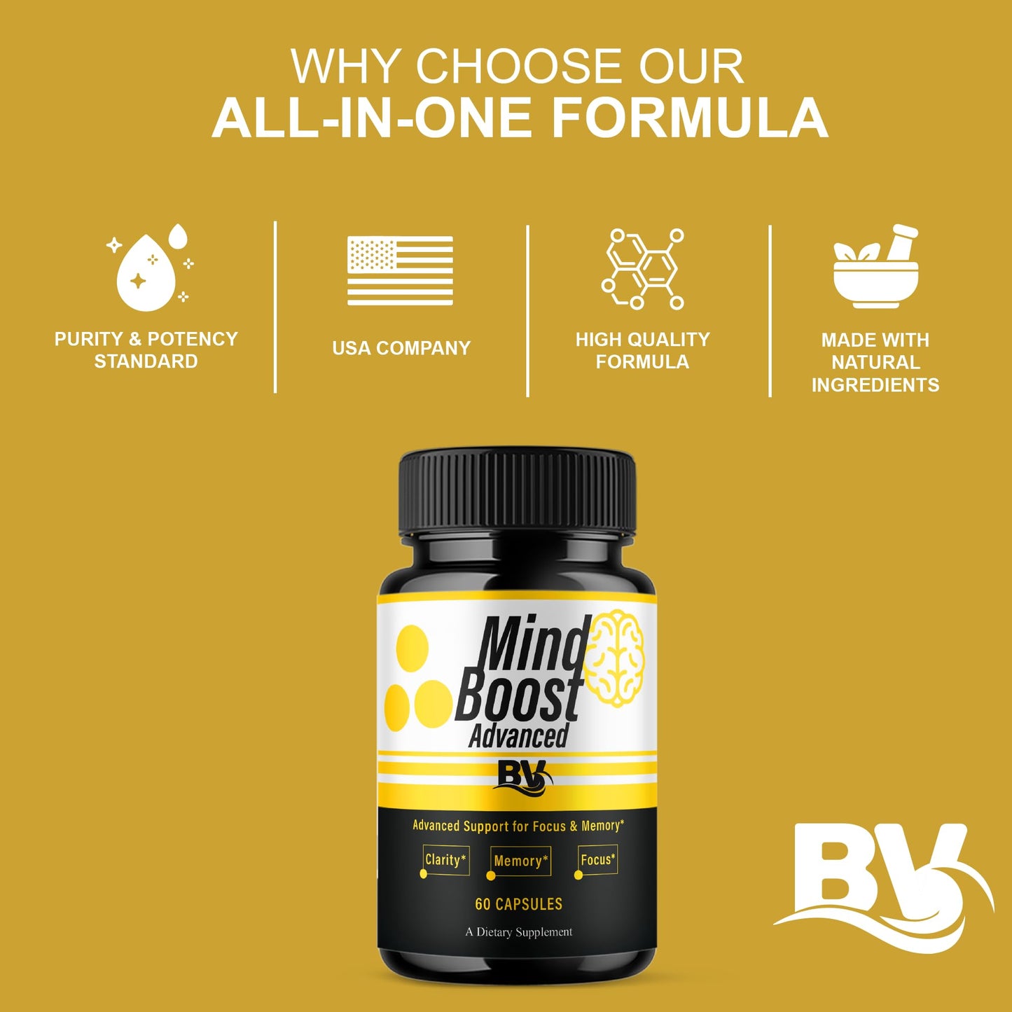 BLUE VIBE Mind Boost 60 Capsules