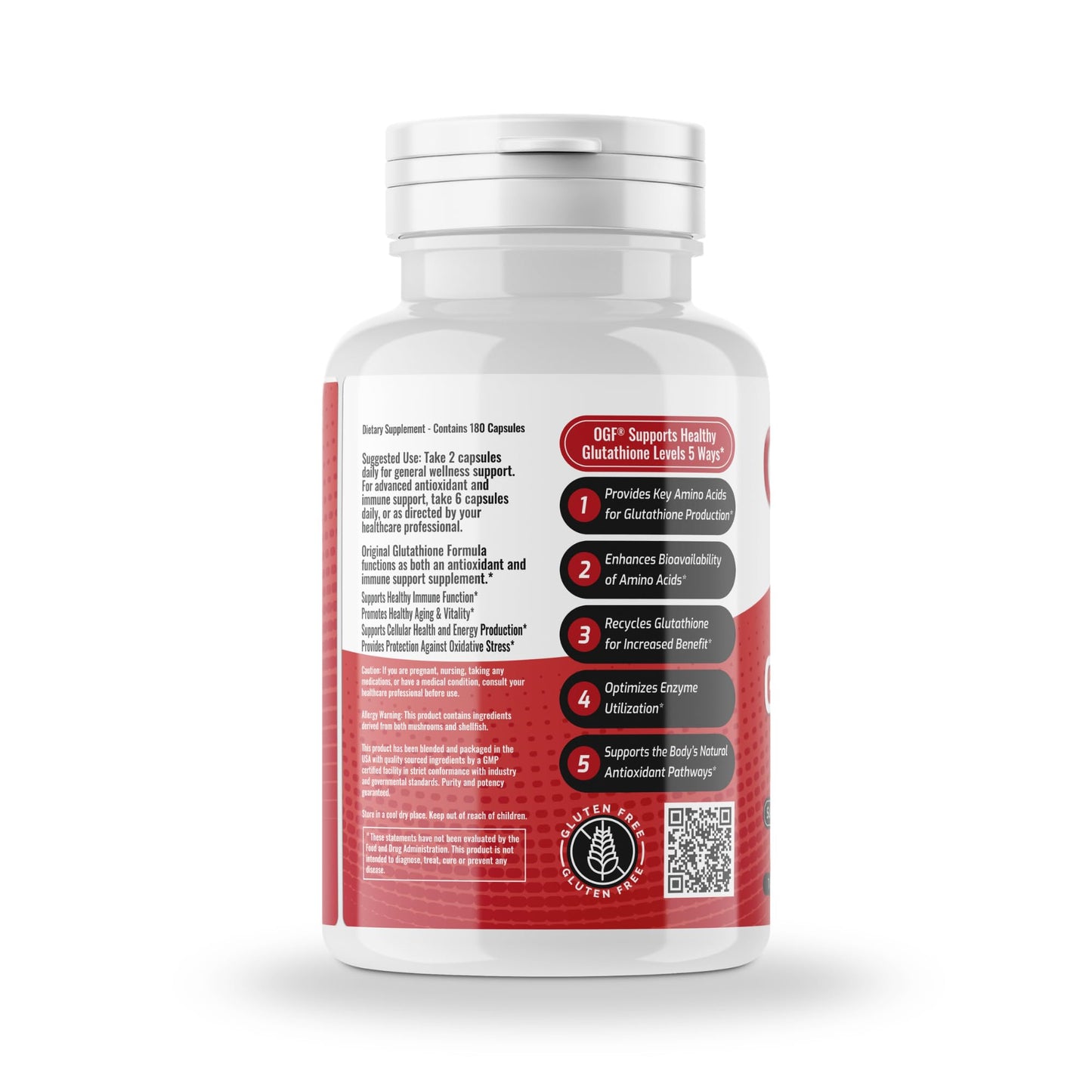 Rob Keller MD Original Glutathione Formula Capsules 180