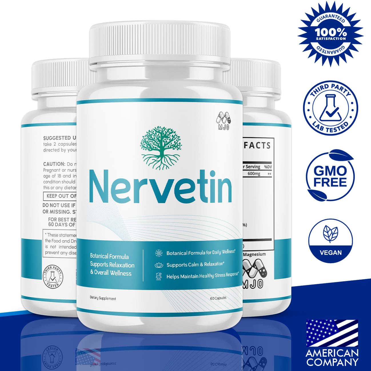 MJO Nervetin Capsules (300 Capsules)
