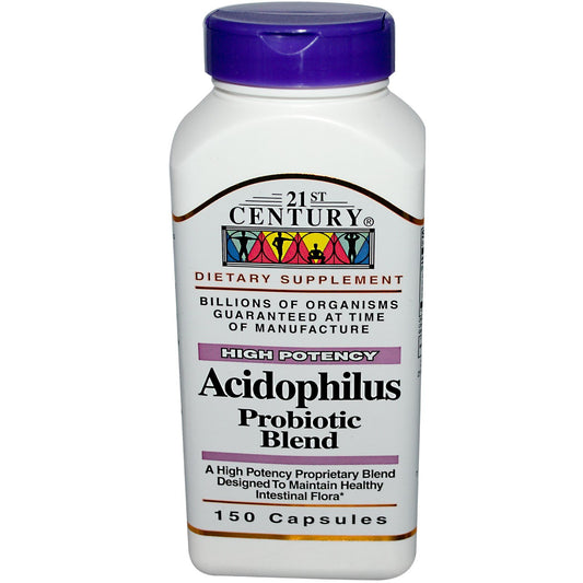 21st Century Acidophilus Probiotic Blend Capsule, 300 Capsules
