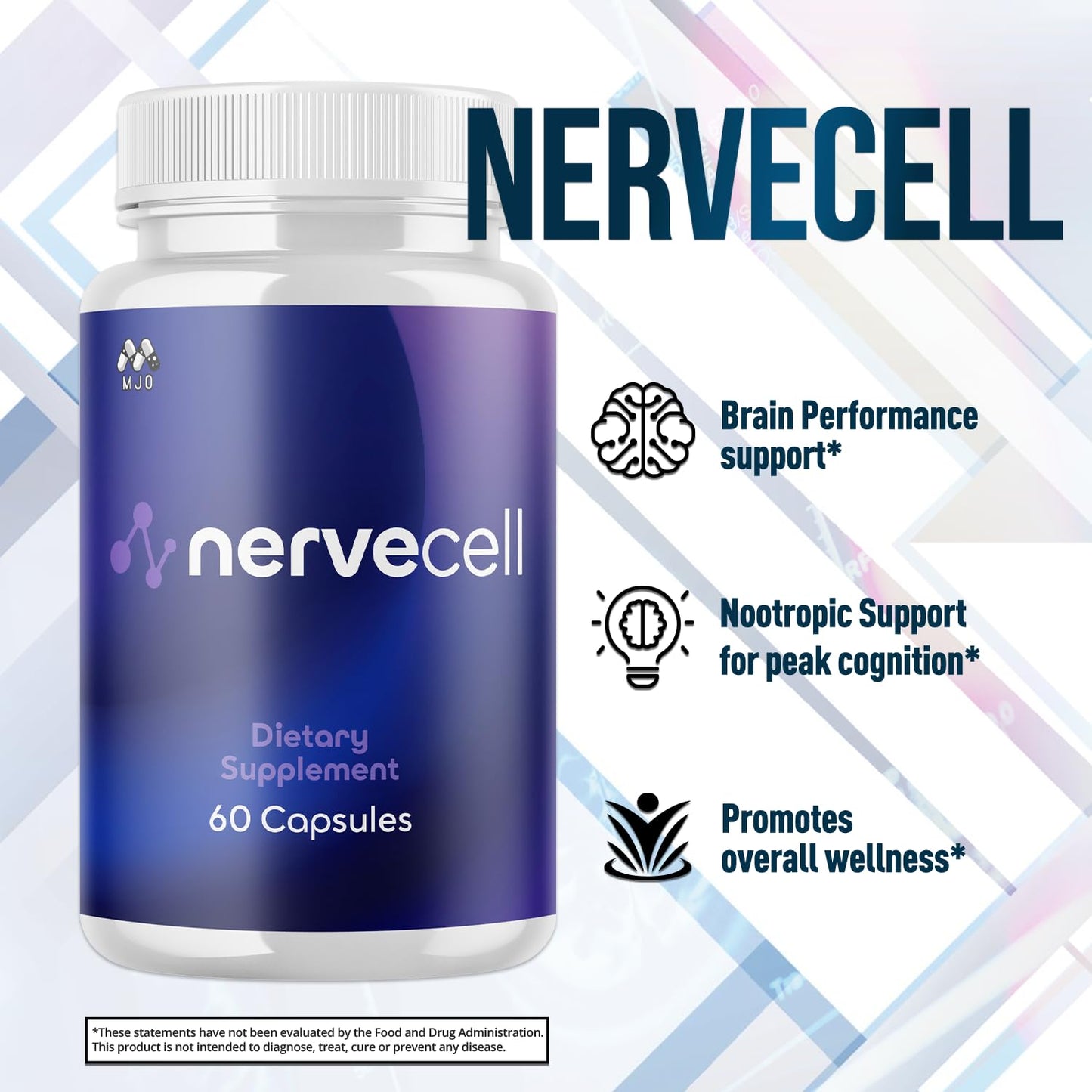 MJO Nervecell Capsules 120 Capsules