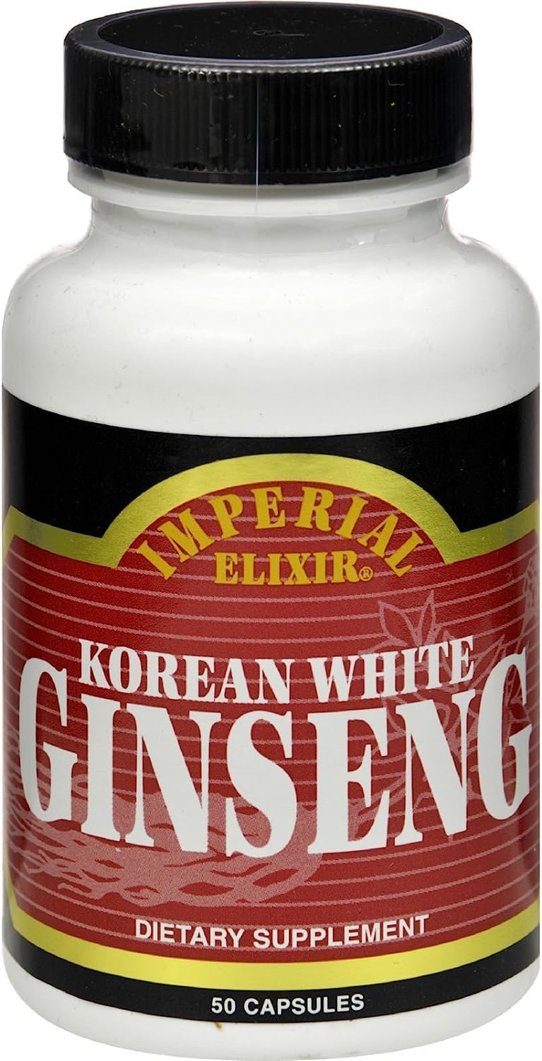 Imperial Elixir Korean White Ginseng Capsule, 1 Count