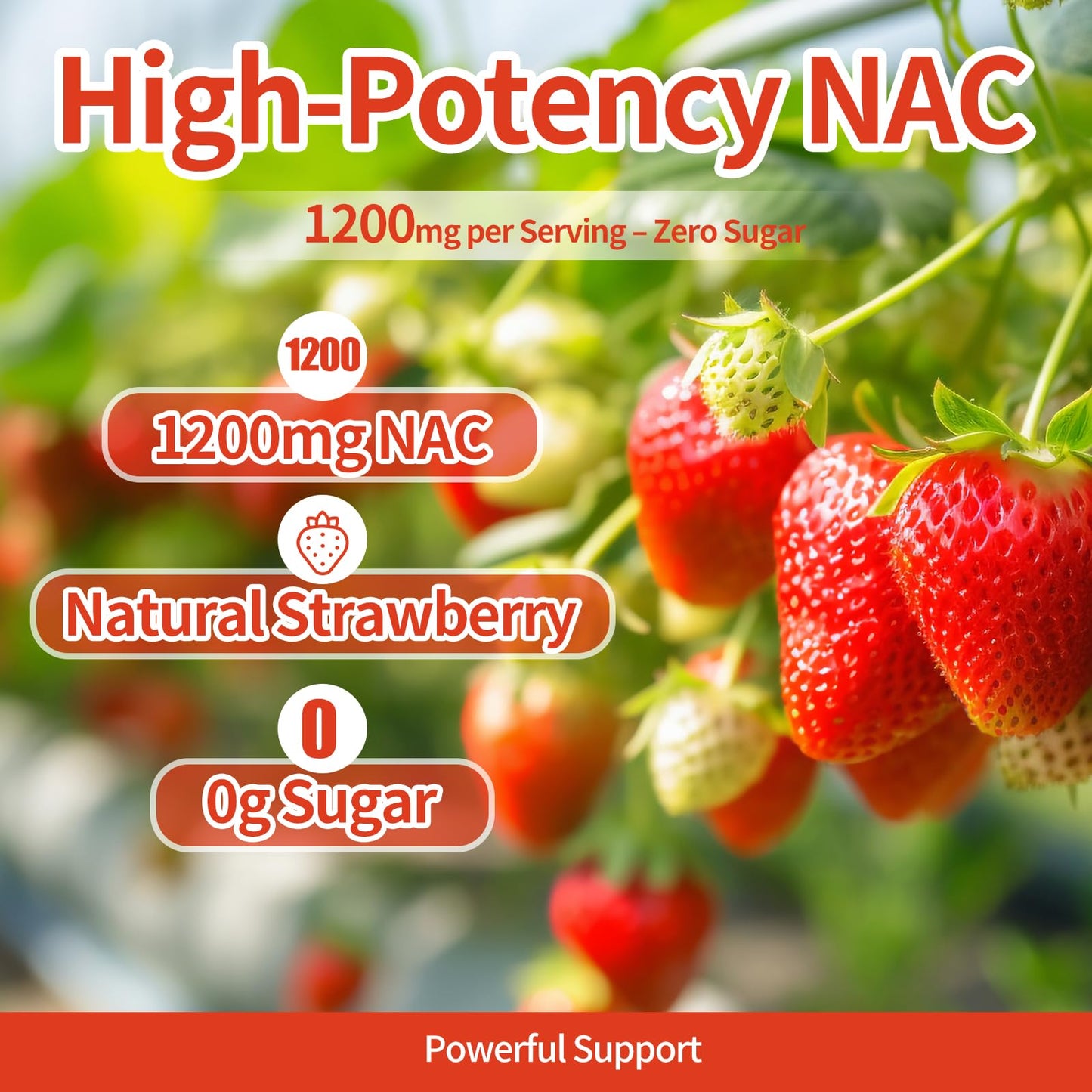 AAGUMMM NAC Gummies 1200mg Gummy, 60 Count