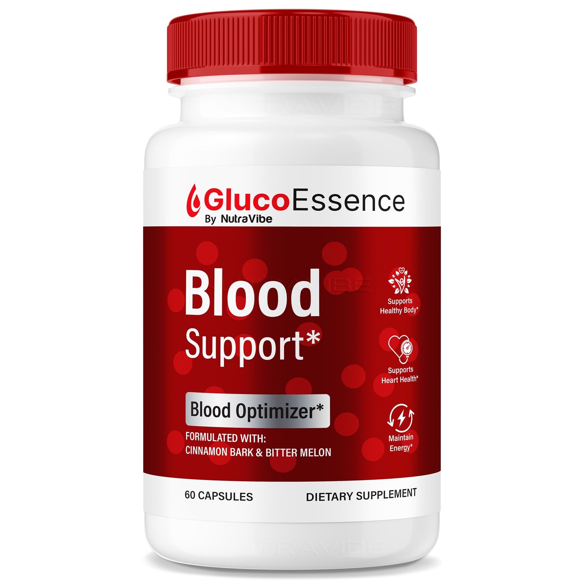 NutraVibe Gluco Essence Capsules 60 Count