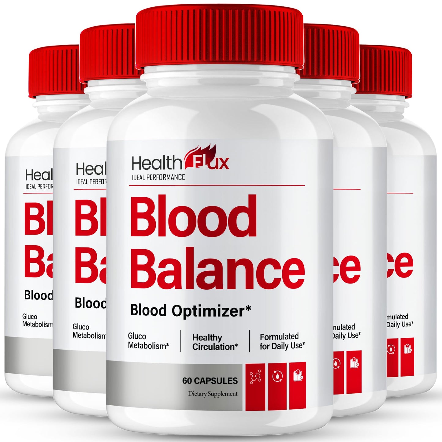 IDEAL PERFORMANCE Health Flux Blood Balance Advanced Blood Formula Capsules 300