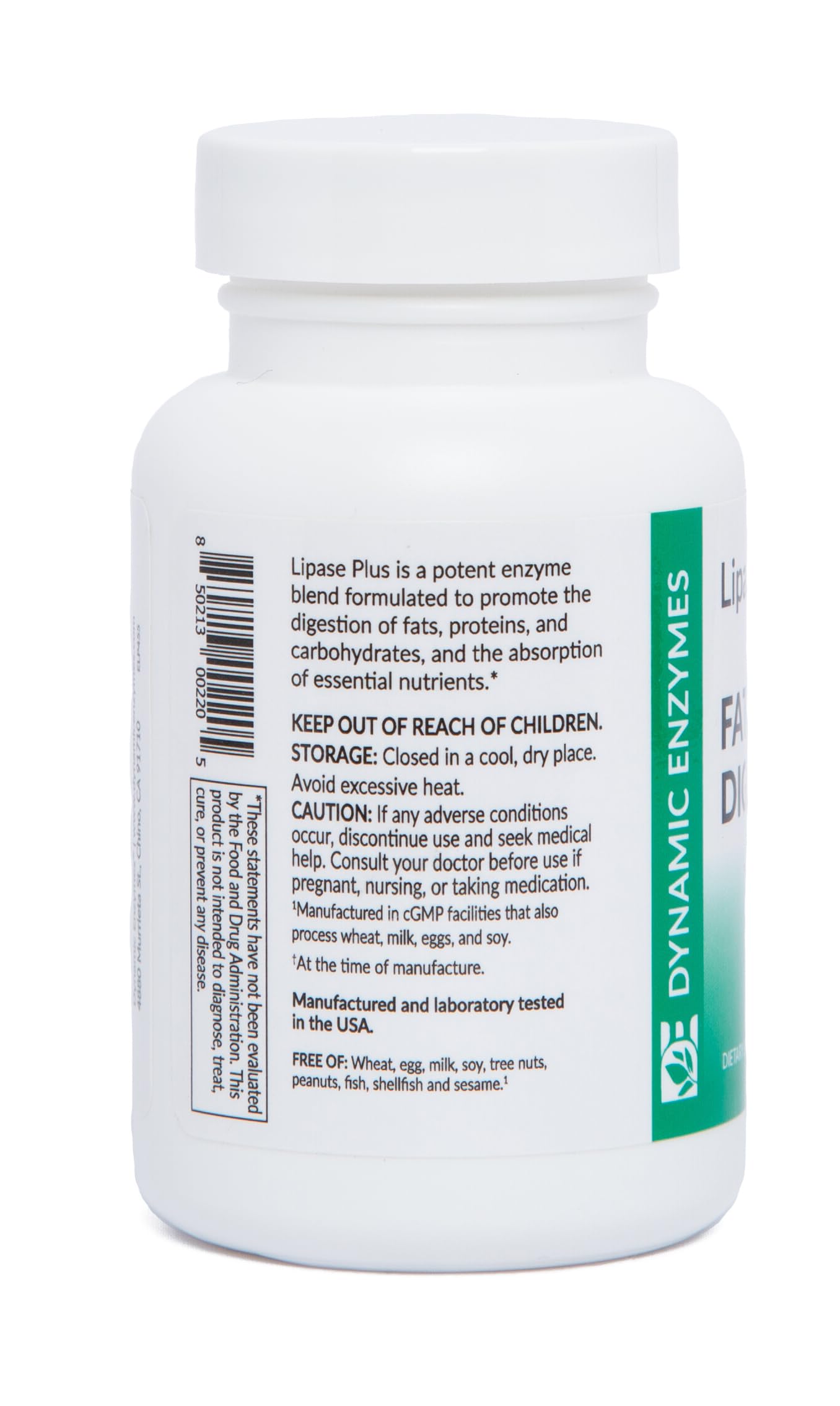 Dynamic Enzymes Lipase Plus Digestive Enzymes Capsule 45 Capsules