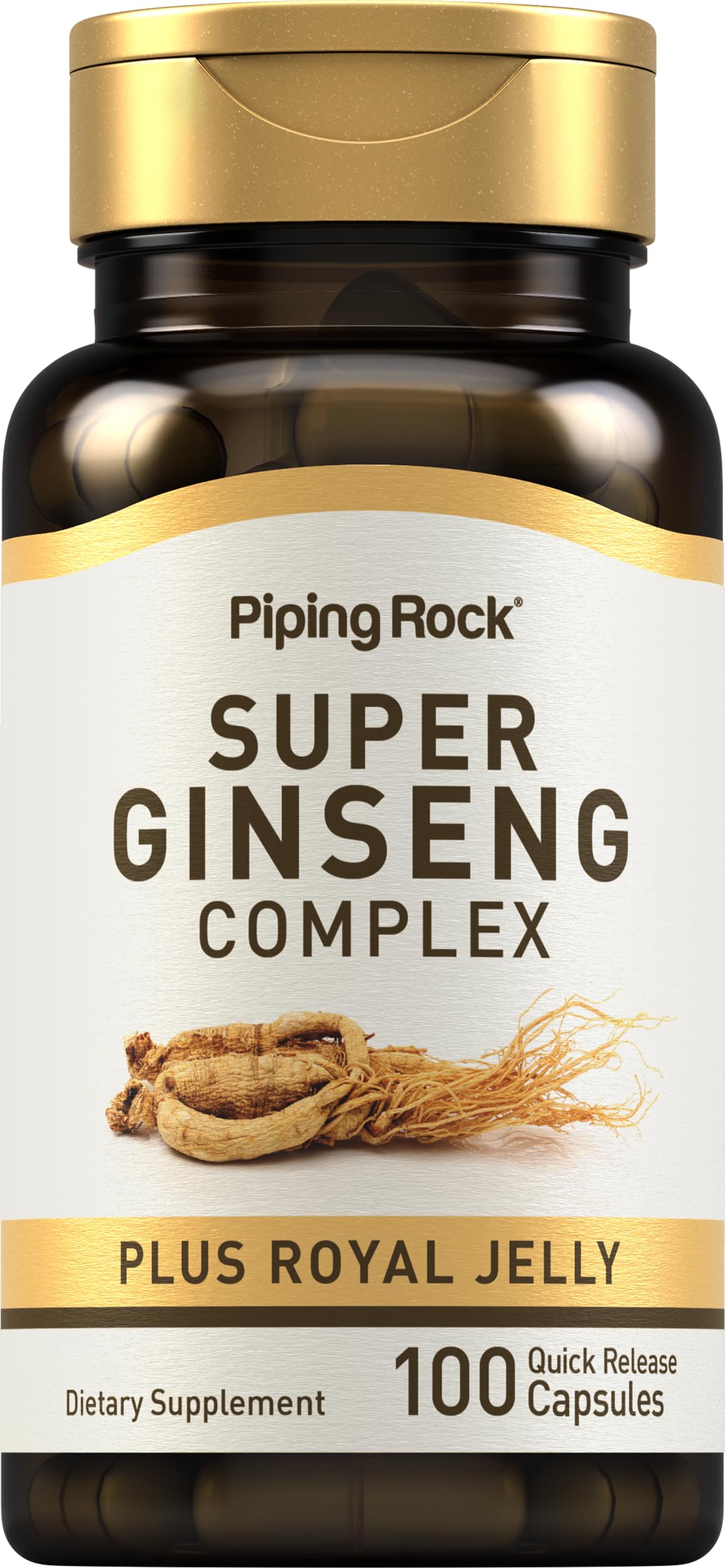 Piping Rock Ginseng Supplement Capsule 100 Count