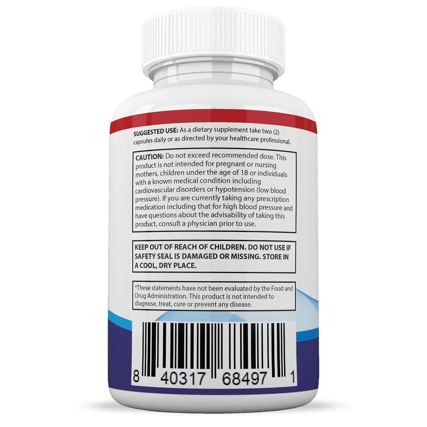 Justified Laboratories Glucofreeze Max Advanced Formula 1295MG 60 Capsules