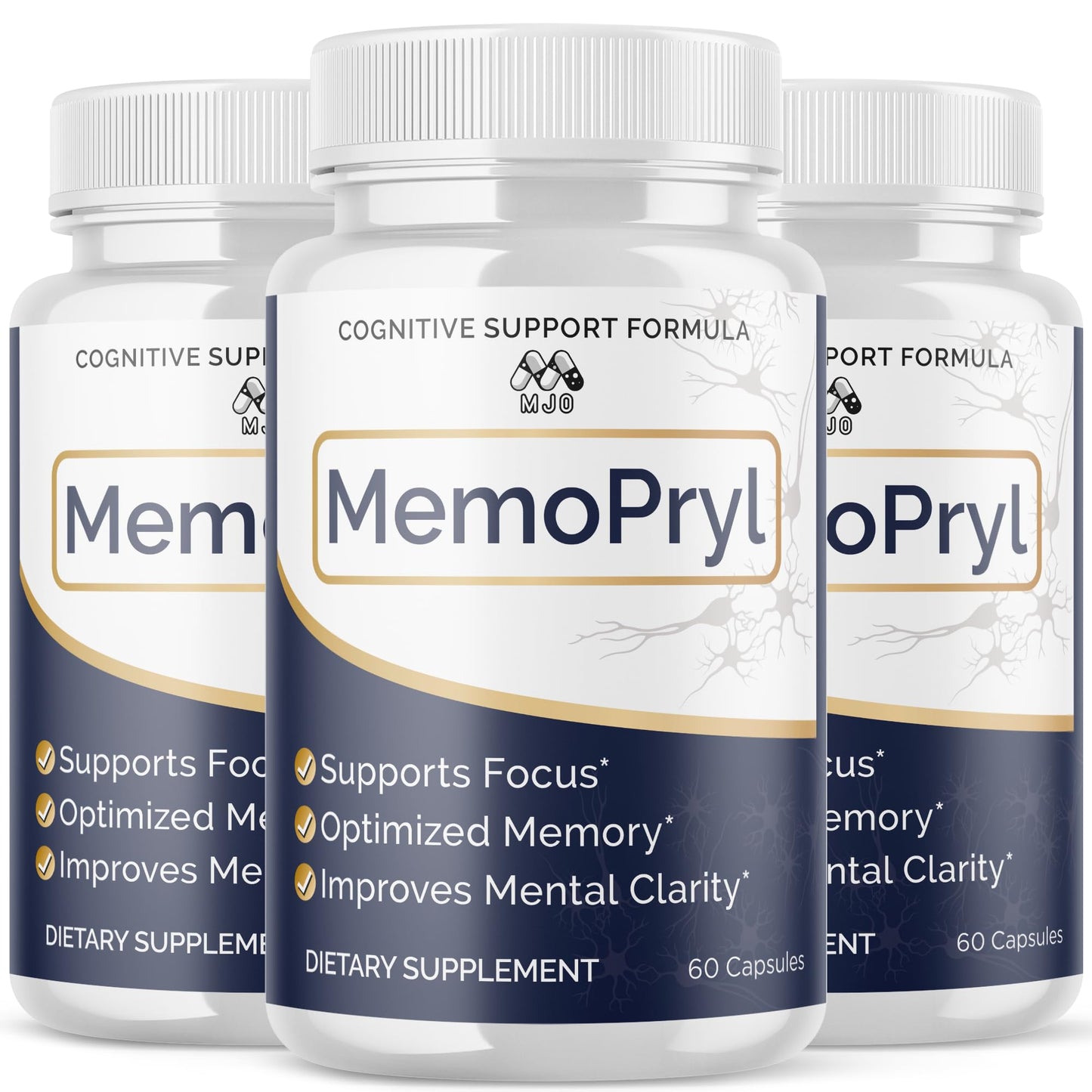MJO Memopryl Brain Capsules, 180 Capsules