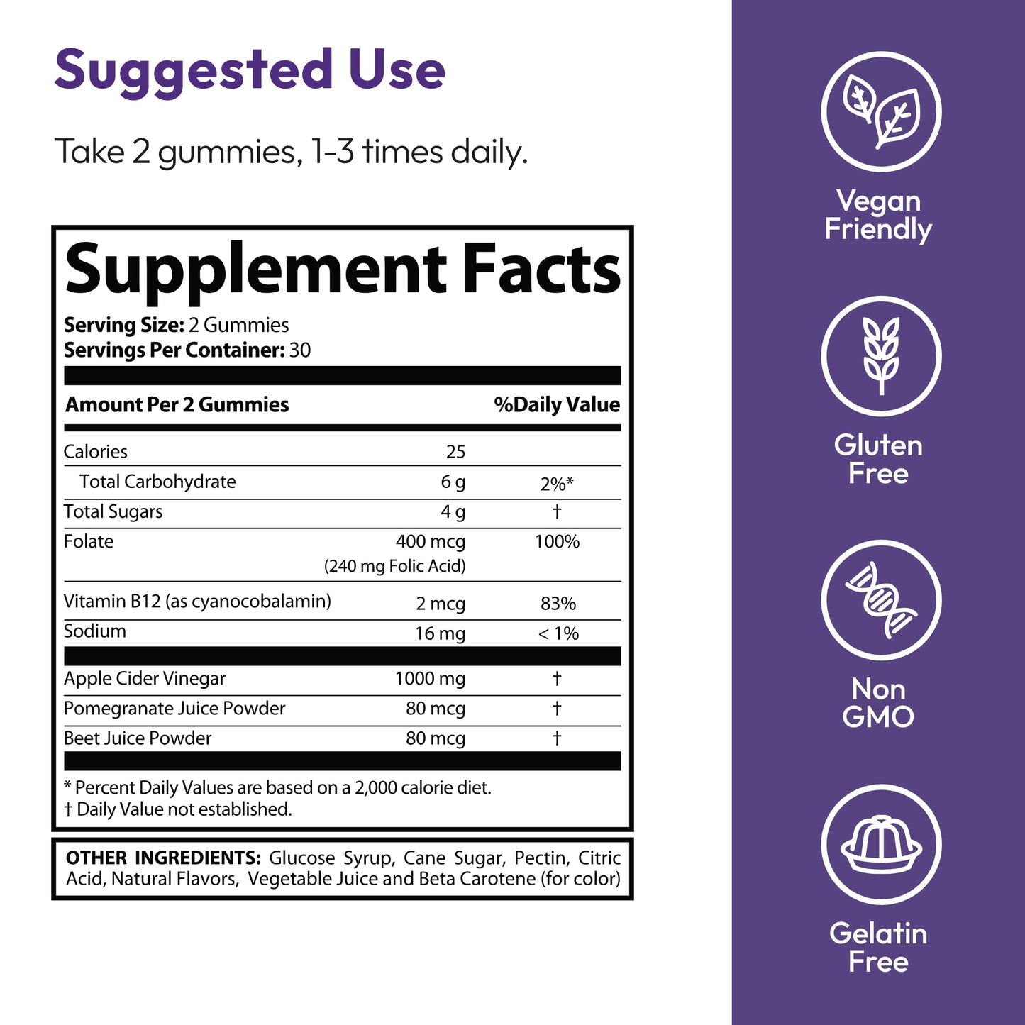 Justified Laboratories Bio Lyfe Keto ACV Gummies (1000 mg), 300 Gummies