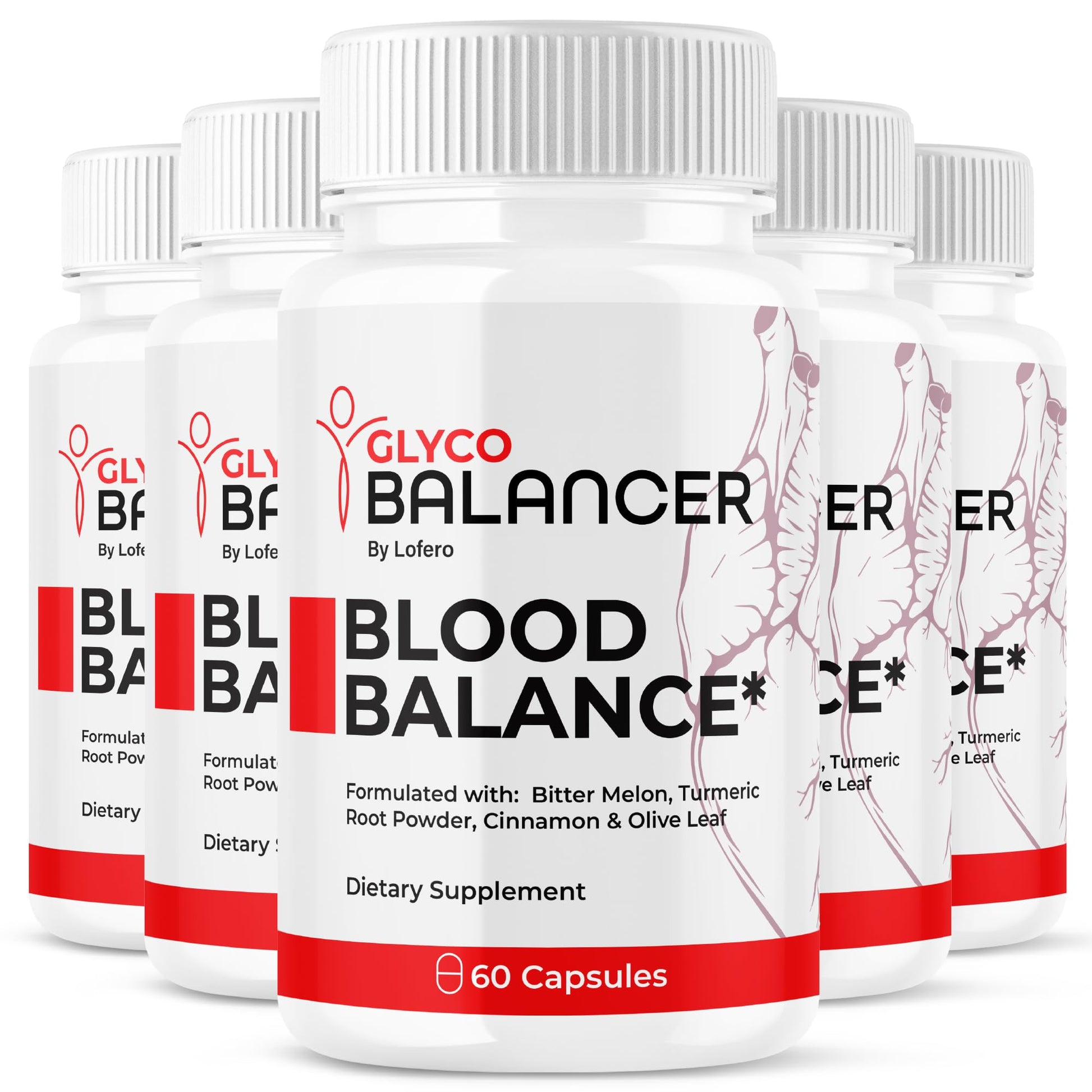 Lofero Glyco Balance GlycoBalance Supplement Capsules, 300 Count