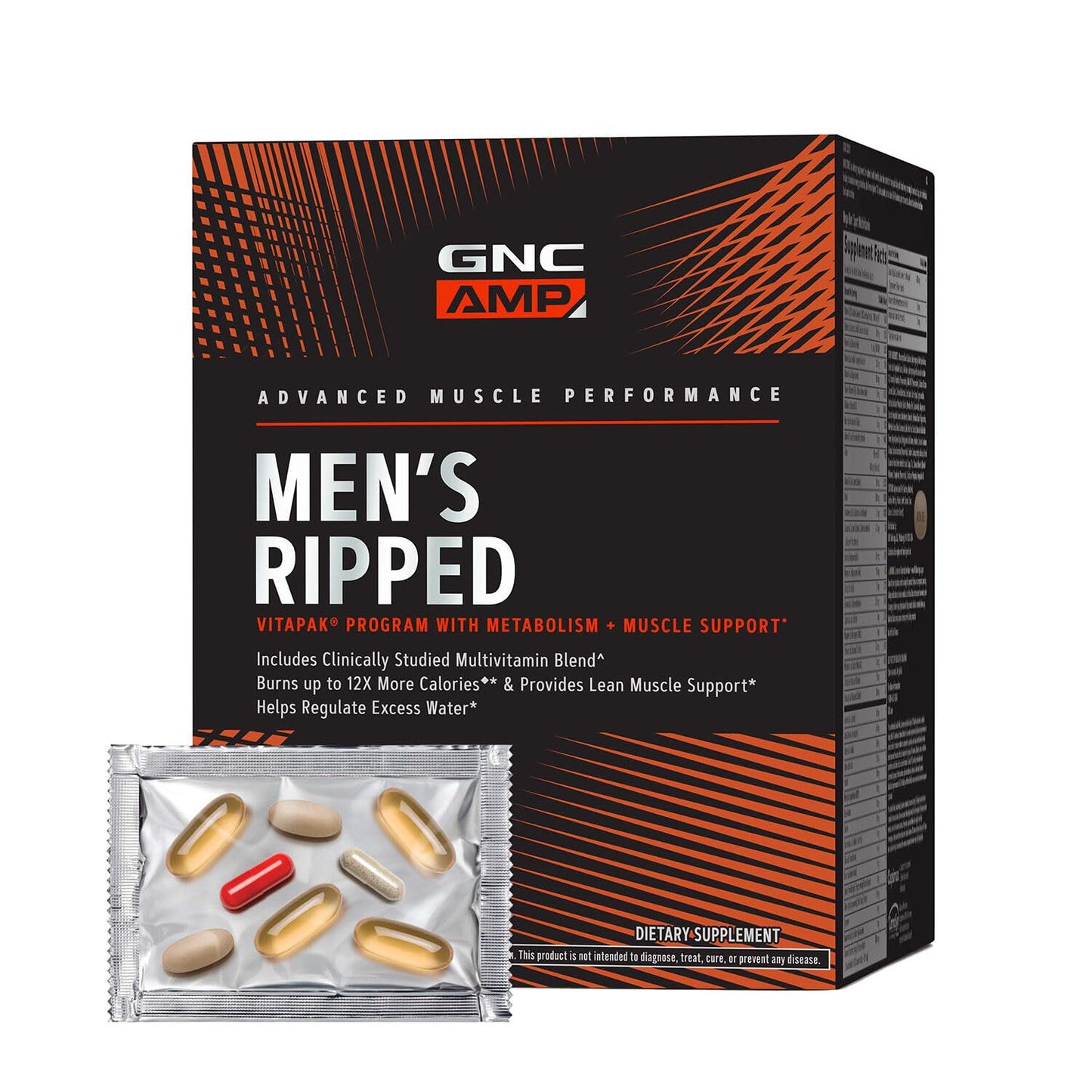 GNC AMP Men’s Ripped Vitapak Program Tablet 30 Count