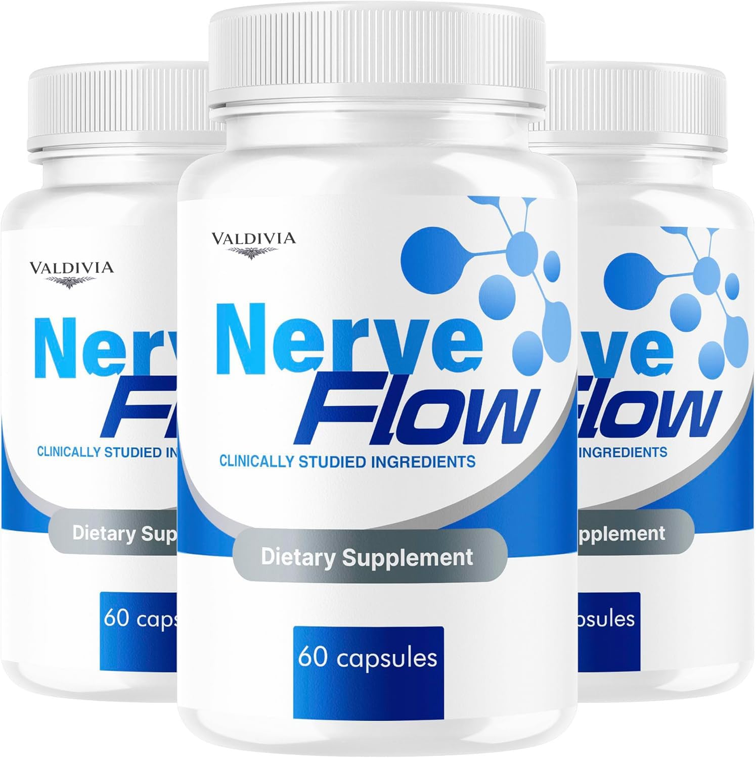 Valdivia Nerve Flow Official NerveFlow Advanced Nerve Support Capsules 180 Capsules