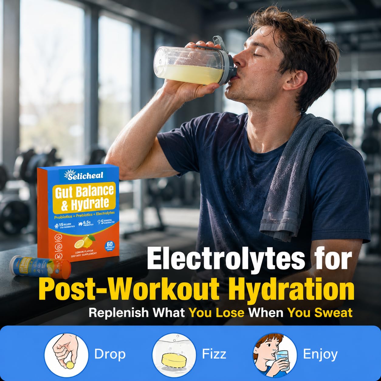 Selicheal Electrolyte Tablets, 60 Tablets