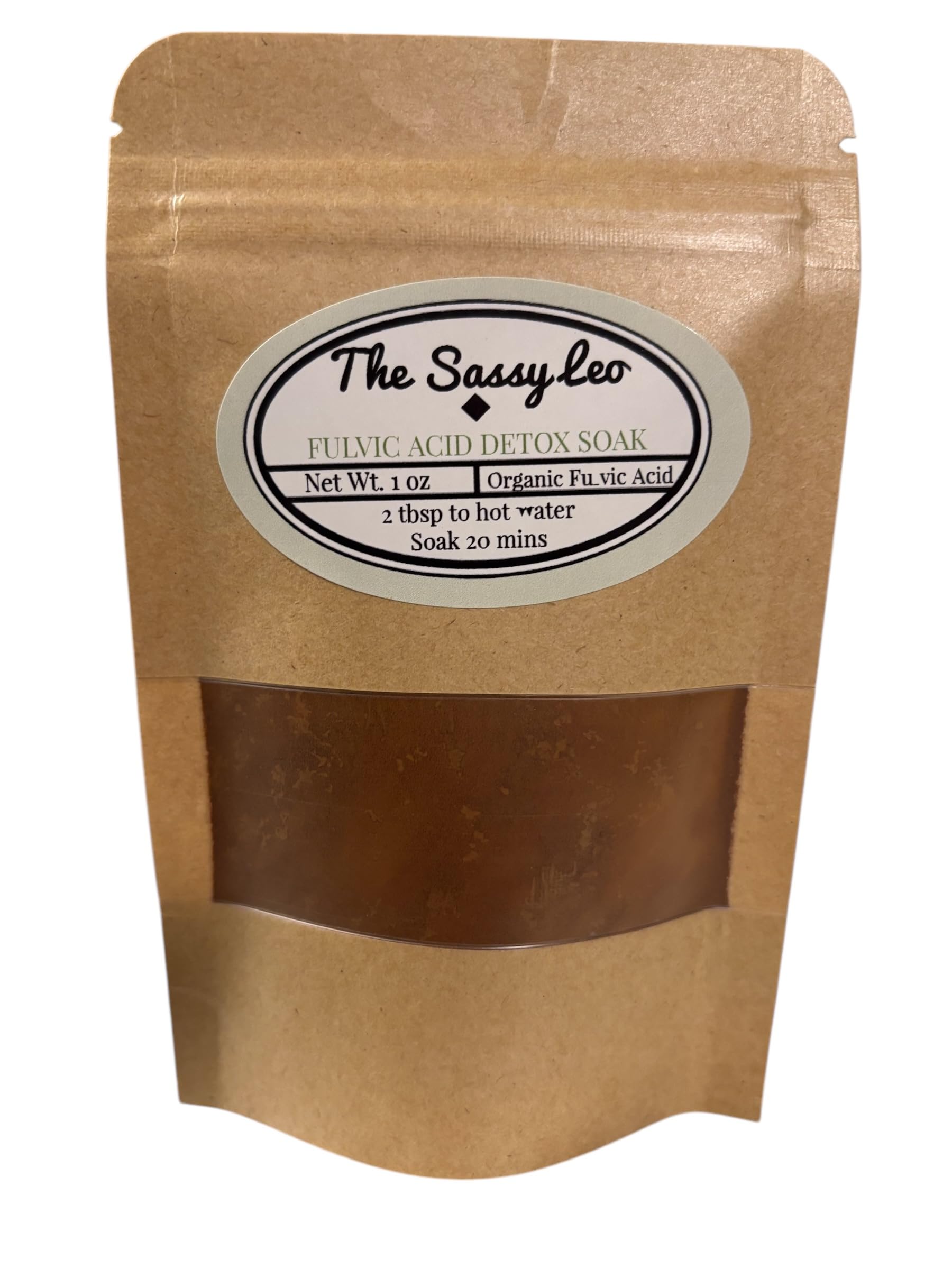 Generic Fulvic Acid Detox Bath Powder 1 Ounce