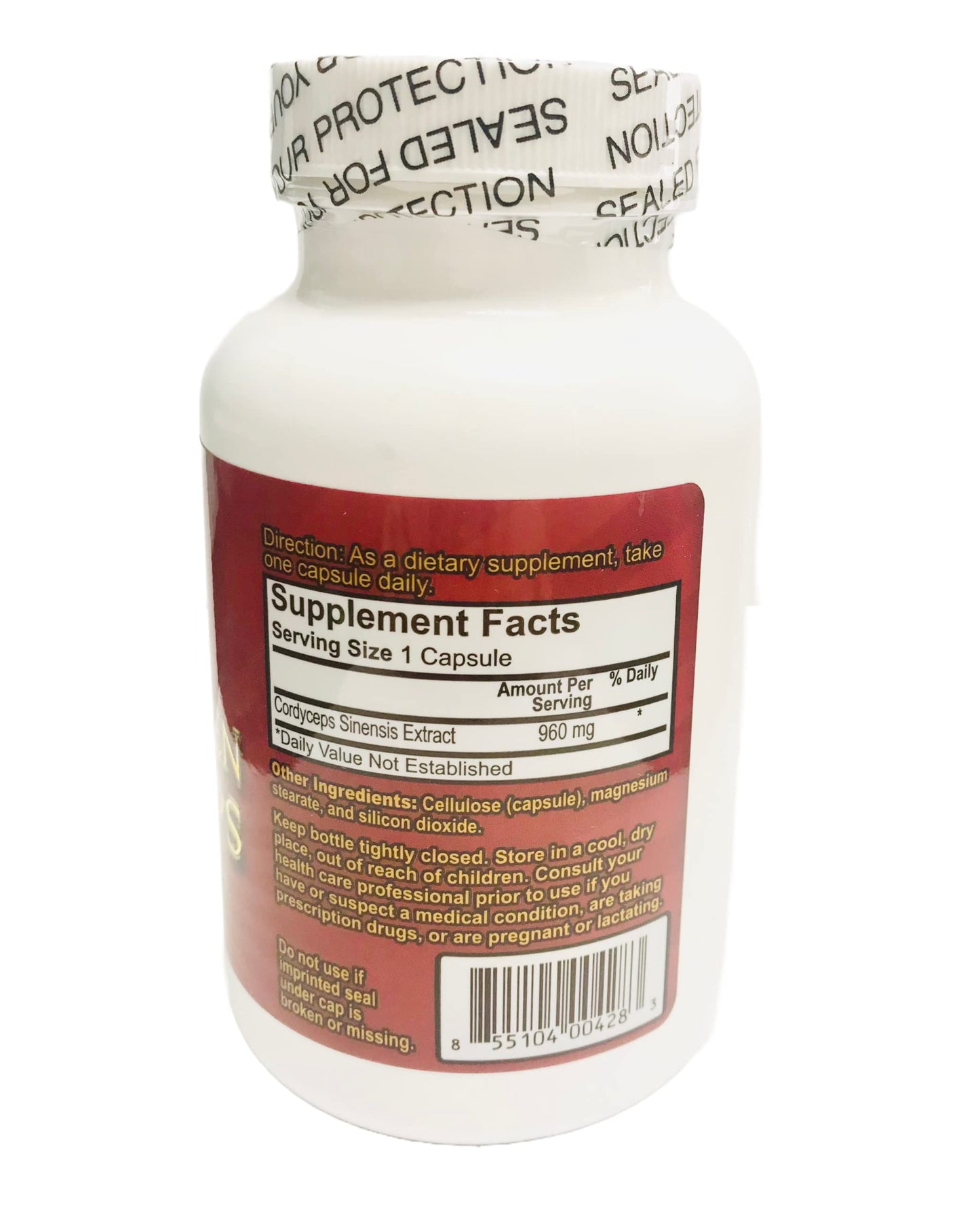 TOPNaturePlus King Golden Cordyceps Capsule 1 Count