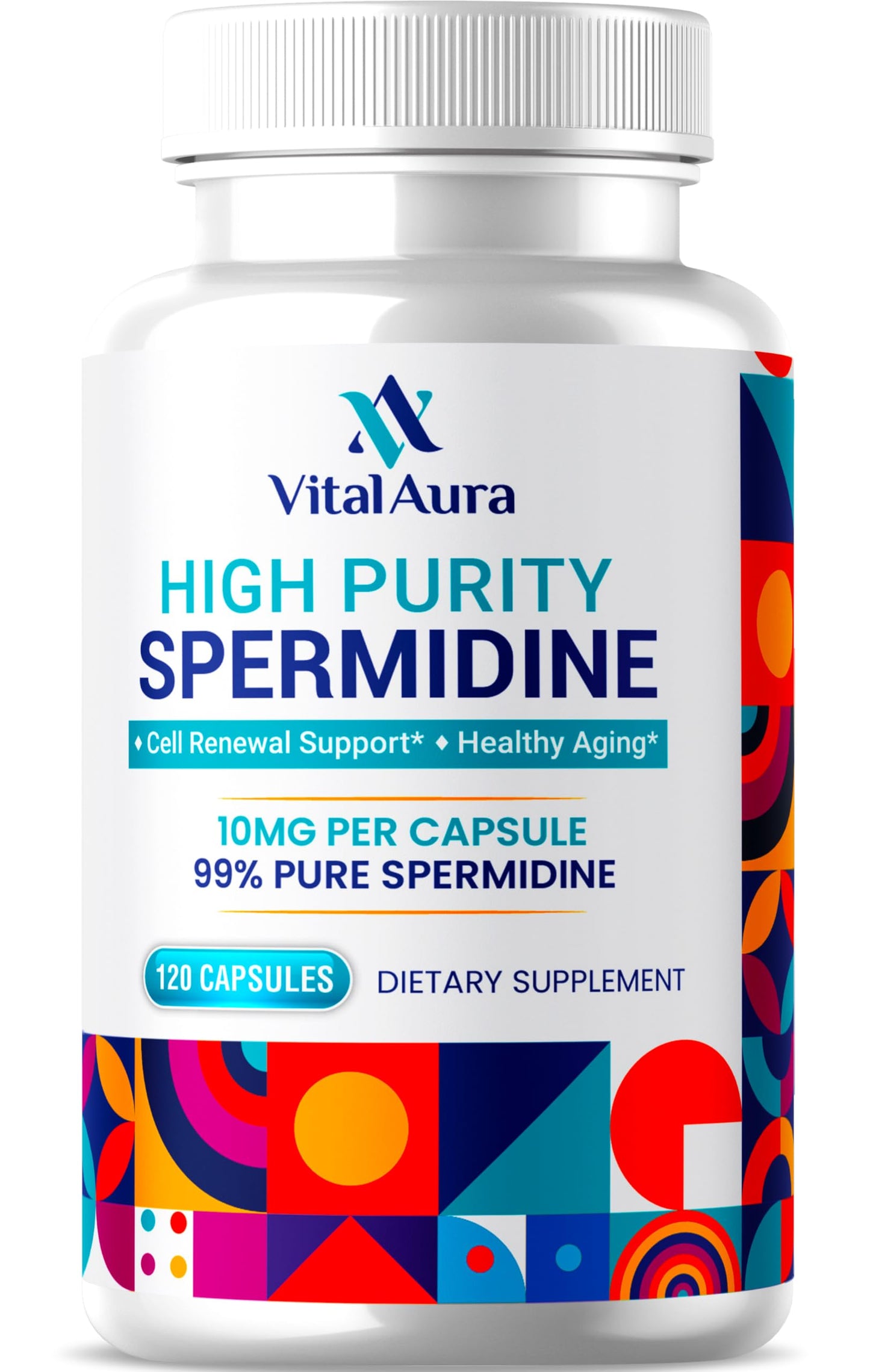 Vital Aura Spermidine Supplement Capsules 120 Count