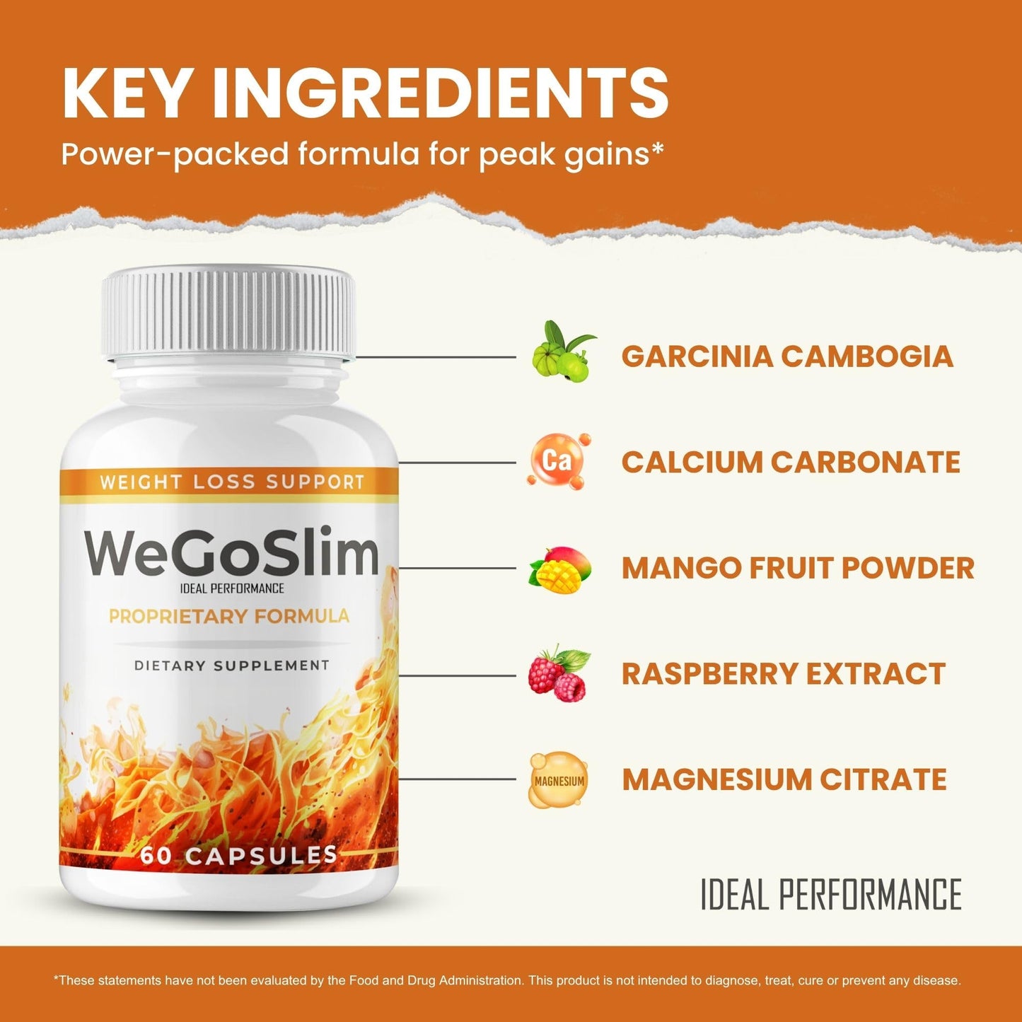 IDEAL PERFORMANCE WeGoSlim Capsules 120 Count