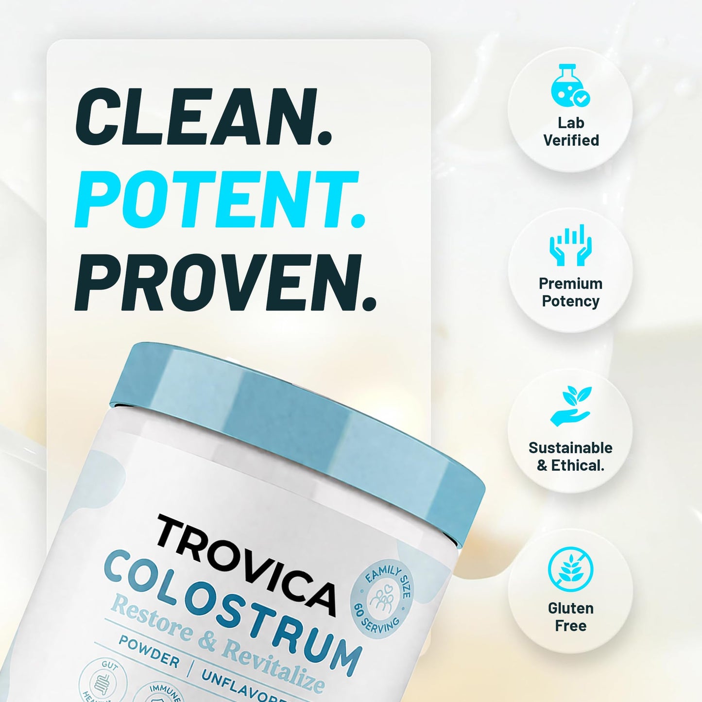 TROVICA Colostrum Powder 4.23 Ounce