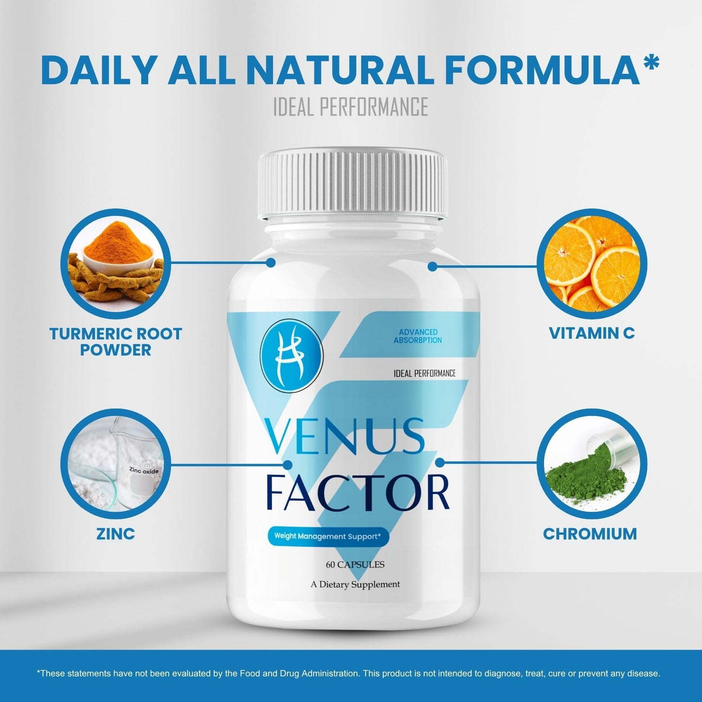 IDEAL PERFORMANCE Venus Factor Capsules 60 Capsules