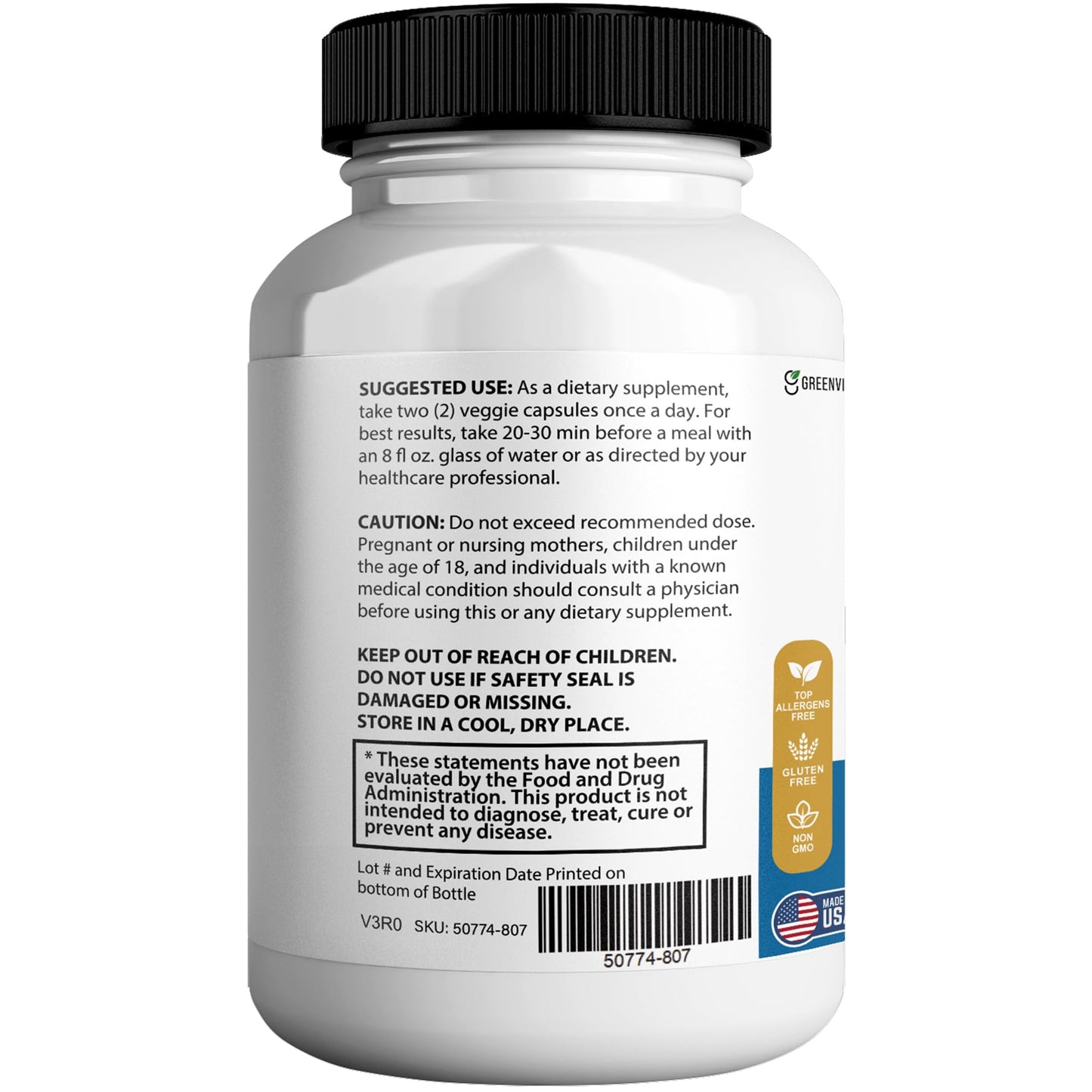 GREENVIFY Reticlear Max Eye Health Supplement 60 Capsules