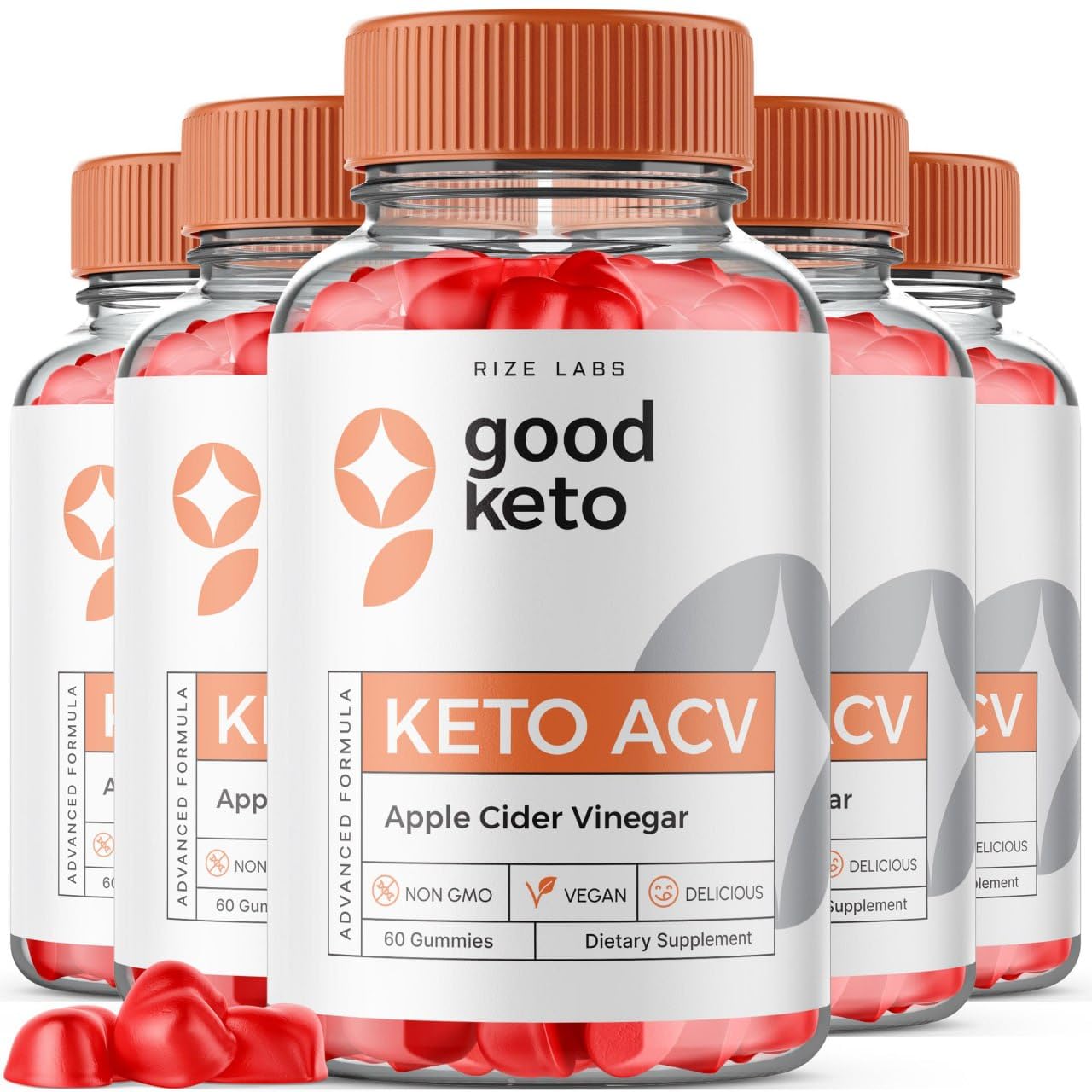 Rize Labs Good Keto ACV Gummies, 300 Gummies
