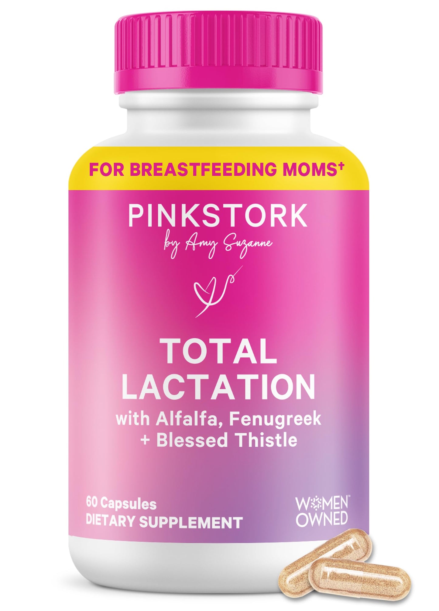 Pink Stork Total Lactation Supplement for Breast Milk Supply Capsule 60 Capsules
