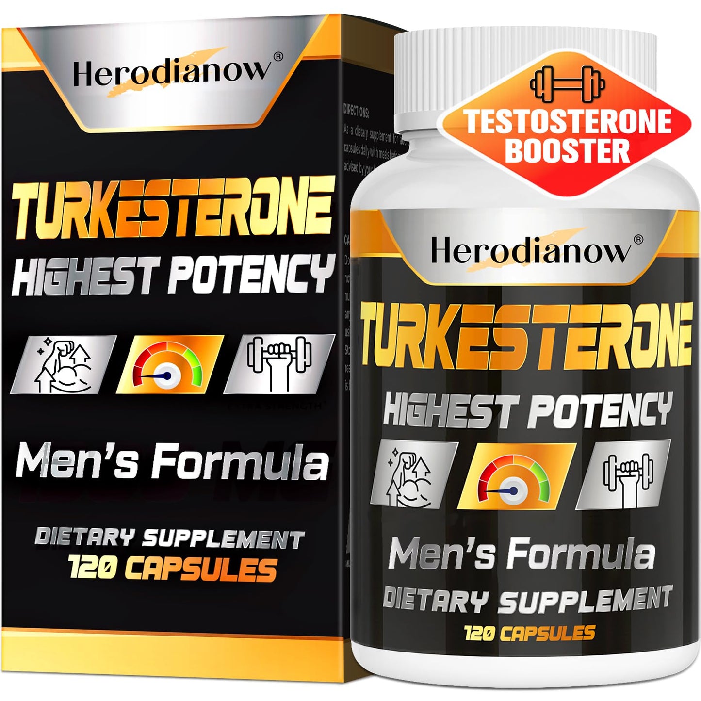 Herodianow Testosterone Booster Capsule 120 Count