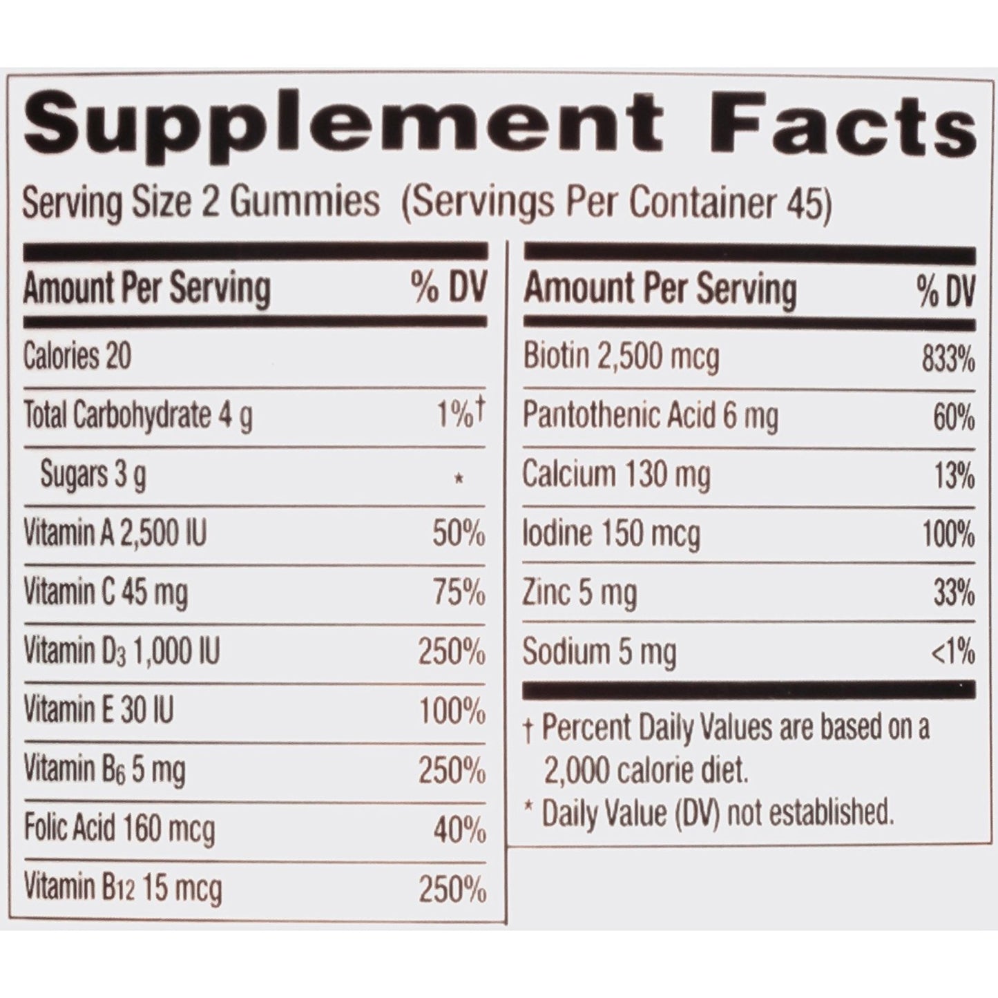 Centrum MultiGummies + Beauty Gummy Multivitamin for Women, Hair, Skin & Nails, 90 Gummies