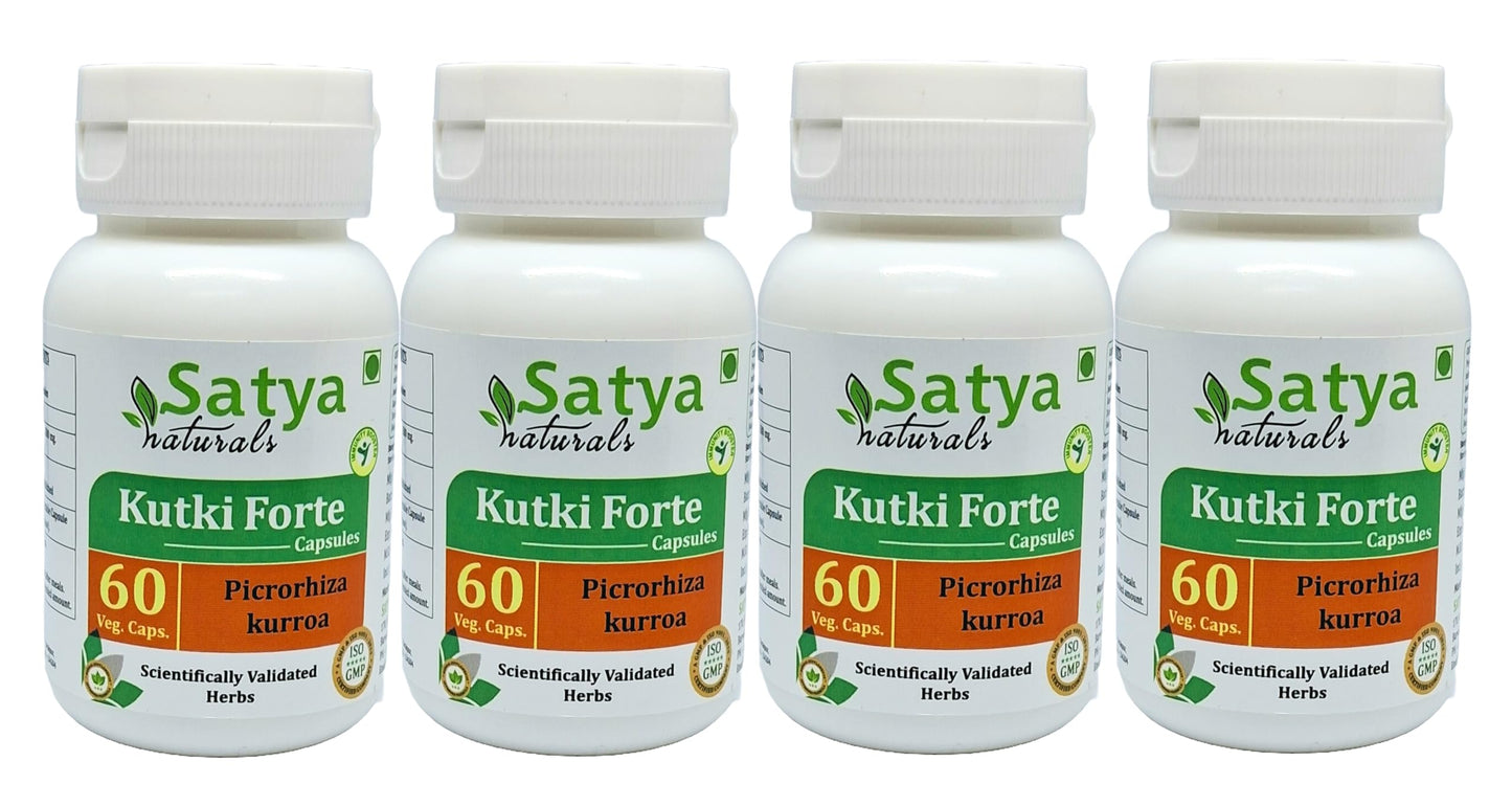 Satya Naturals Kutki Forte 500 mg, 240 Capsules