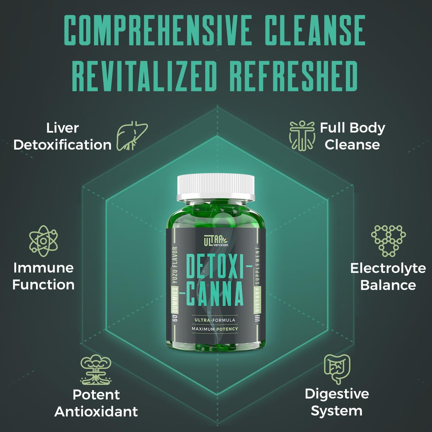 Ultraverixian Detox Cleanse Gummies 120 Gummies