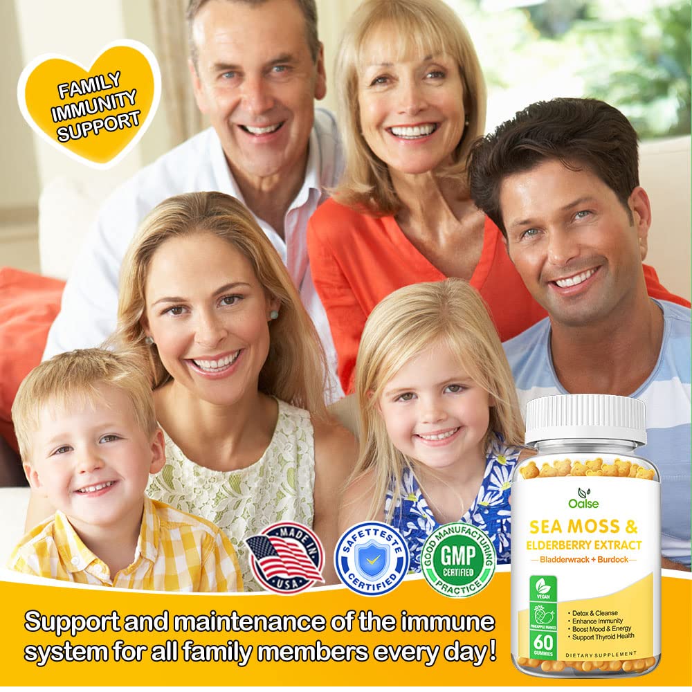OALSE Sea Moss Gummies 120 Count
