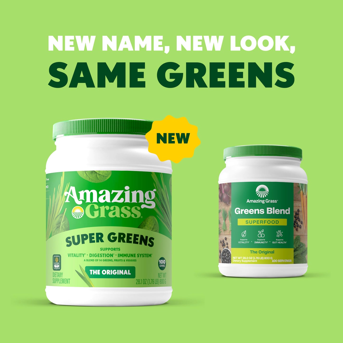 Amazing Grass Super Greens Powder Organic, 28.2 Ounces