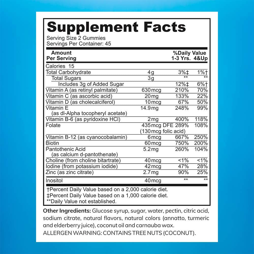 Zaytun Vitamins Halal Kids Multivitamin Gummies, 90 Gummies